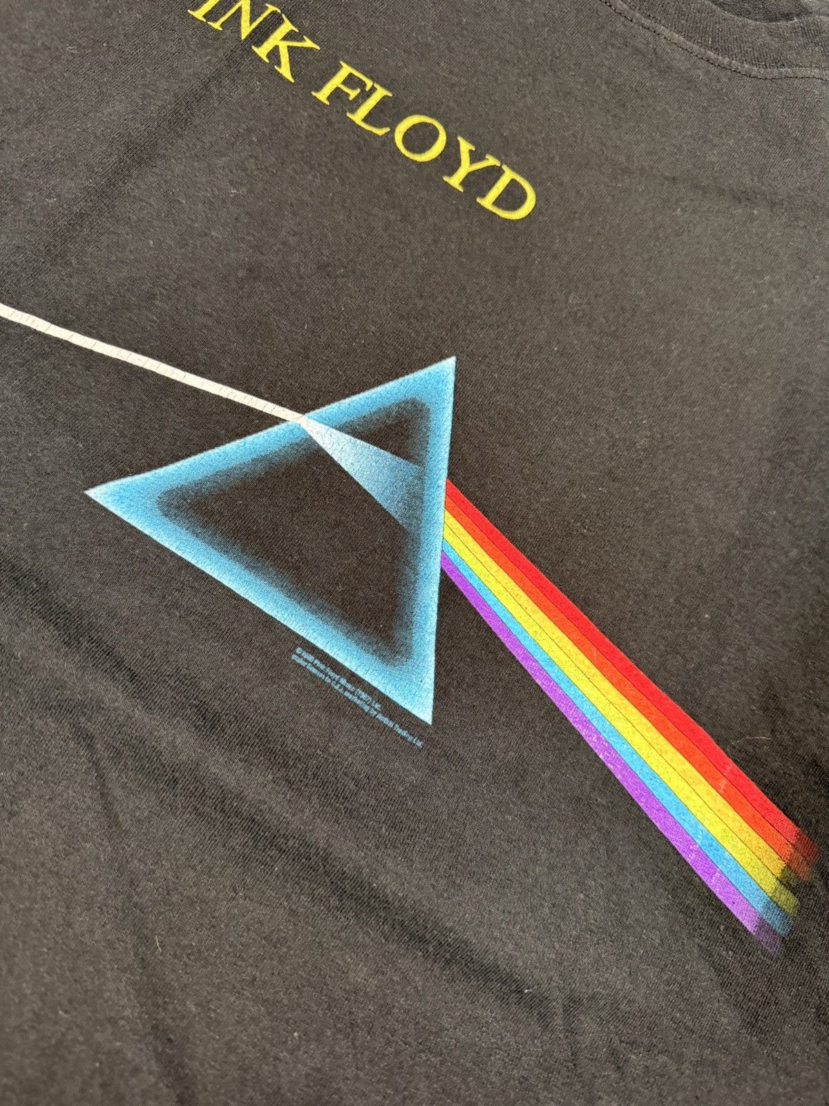 Pink Floyd Vintage 90s Anvil Pink Floyd Dark Side Of The Moon Tee Size US L / EU 52-54 / 3 - 2 Thumbnail