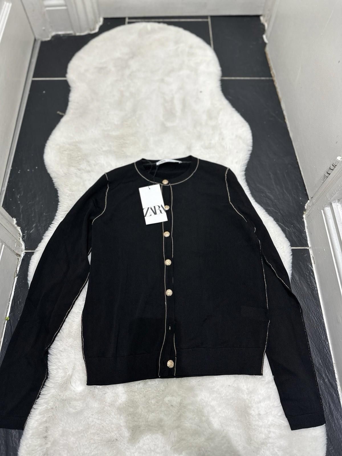 Zara ZARA black cardigan lightweigh Size M / US 6-8 / IT 42-44 - 6 Thumbnail