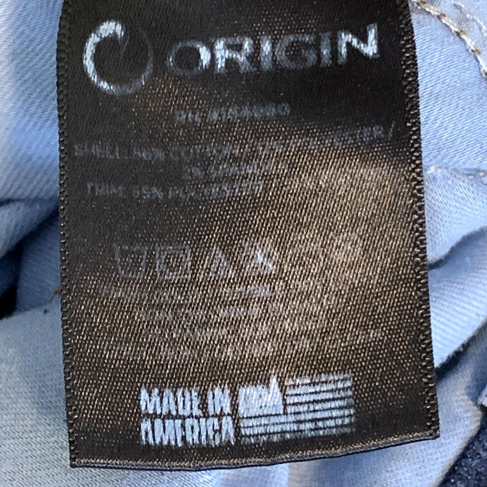 Vintage Origin Jeans Men 36x28 (27) Blue Denim Fighter Fit Delta 68 D68 Made In USA Jeans Men Blue Denim 5-Pocket Zipper Button Vintage No Size US 36 / EU 52 - 7 Thumbnail