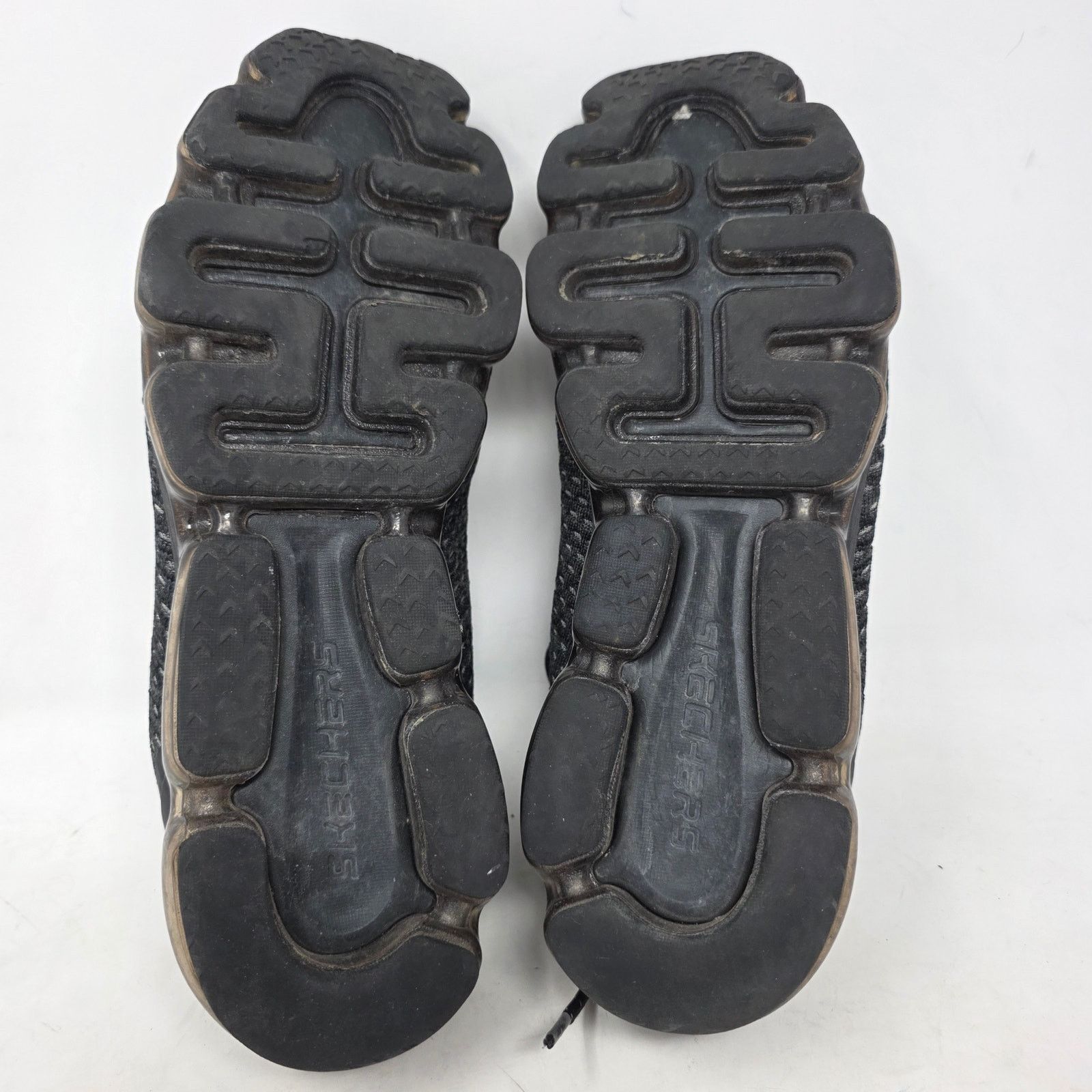 SKECHERS Skechers Air-Cooled Memory Foam Sneakers Black Knit 11.5 Size US 11.5 / EU 44-45 - 7 Thumbnail
