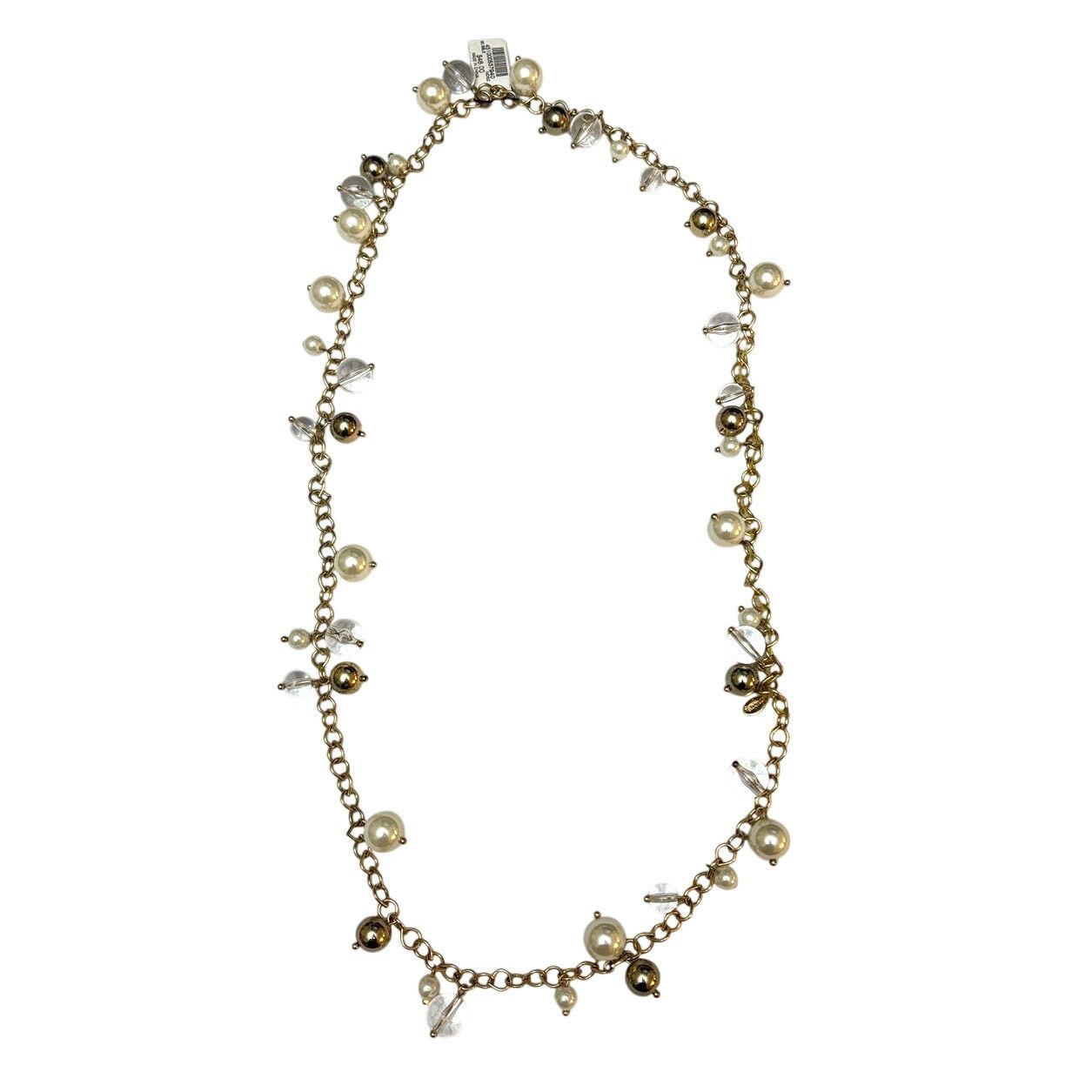 Chicos CHICO's Faux Pearl Bobble Gold Tone 18" Necklace | NWT Size ONE SIZE - 2 Thumbnail
