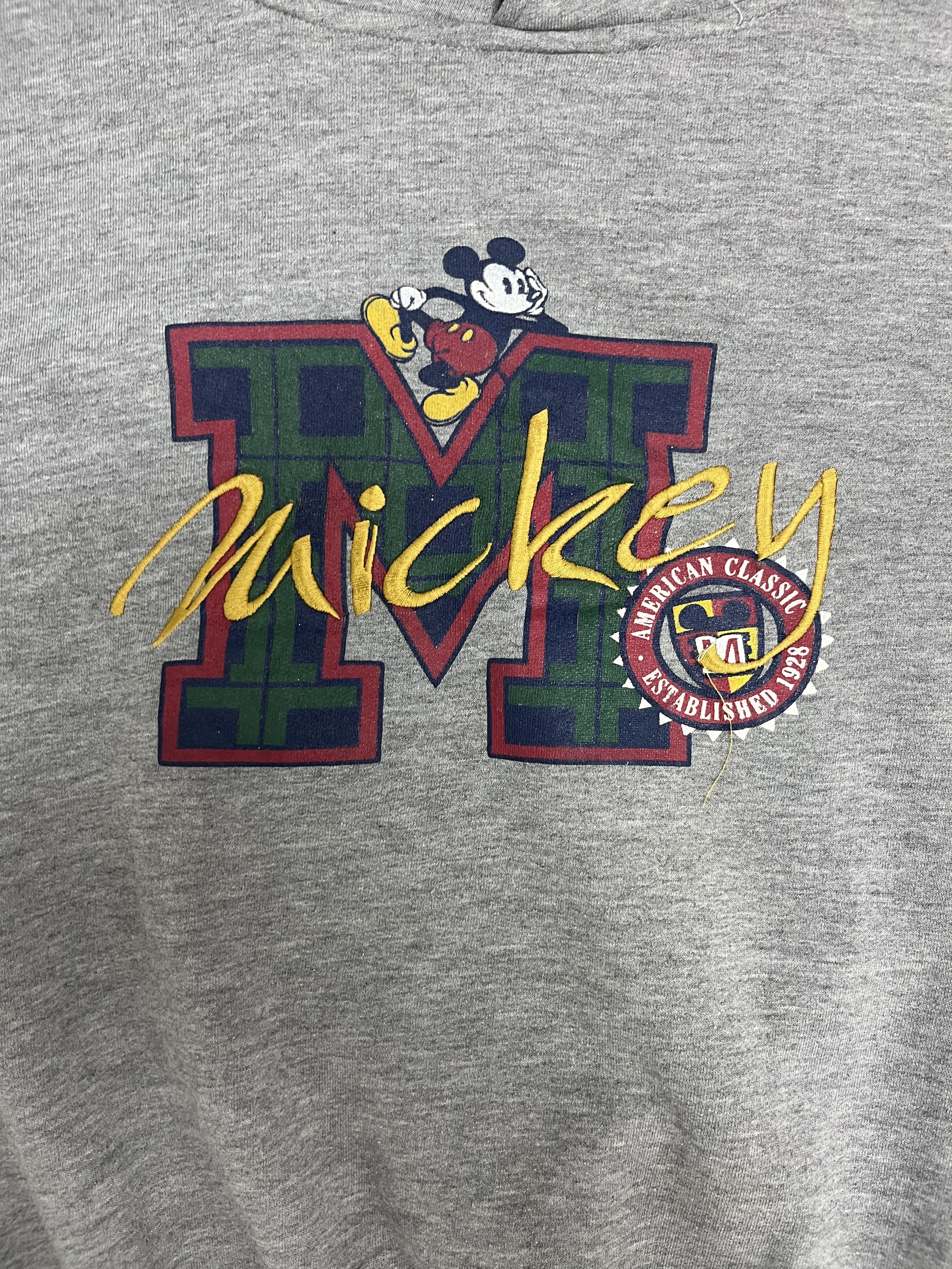 Vintage Mickey Mouse American Classic Vintage Grey Sweater Crewneck Size US L / EU 52-54 / 3 - 2 Thumbnail