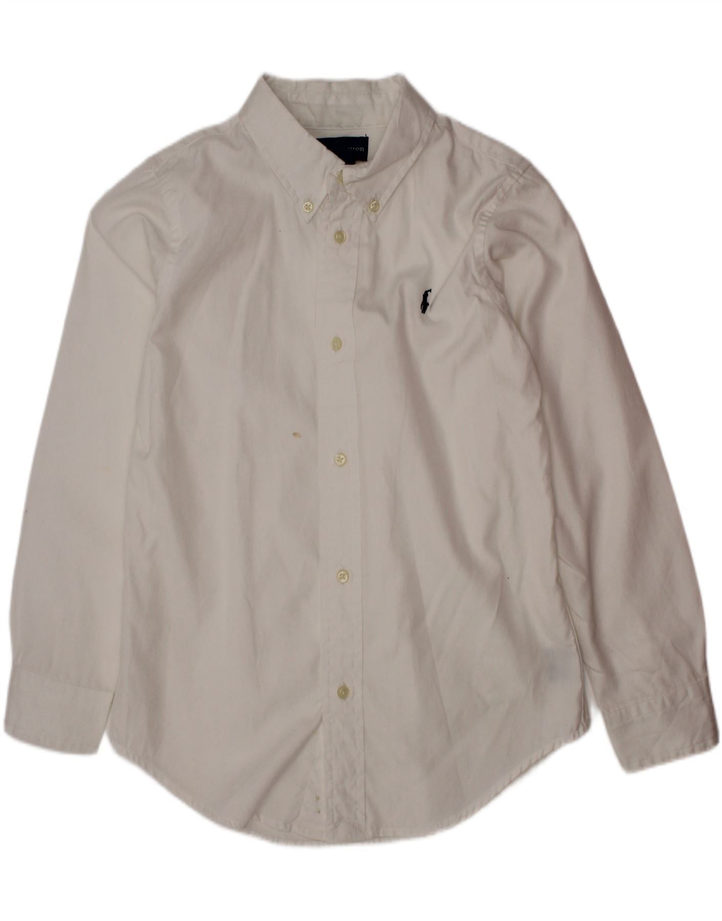 Ralph Lauren Boys Shirt 6-7 Years White Cotton Size XS / US 0-2 / IT 36-38 - 1 Thumbnail