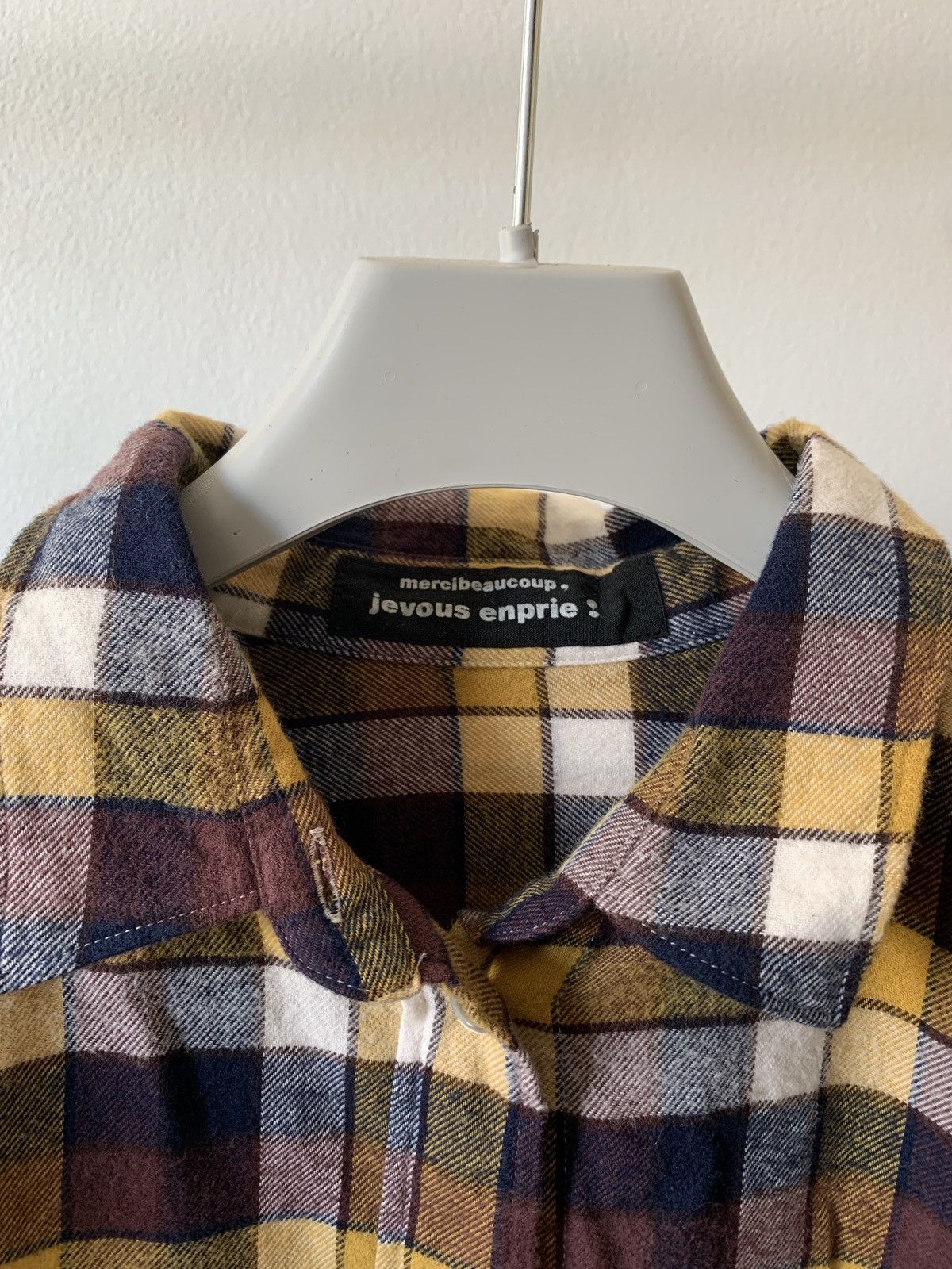 Issey Miyake Vintage Issey Miyake/ mercibeaucoup; Flannel Shirt Size US M / EU 48-50 / 2 - 3 Thumbnail