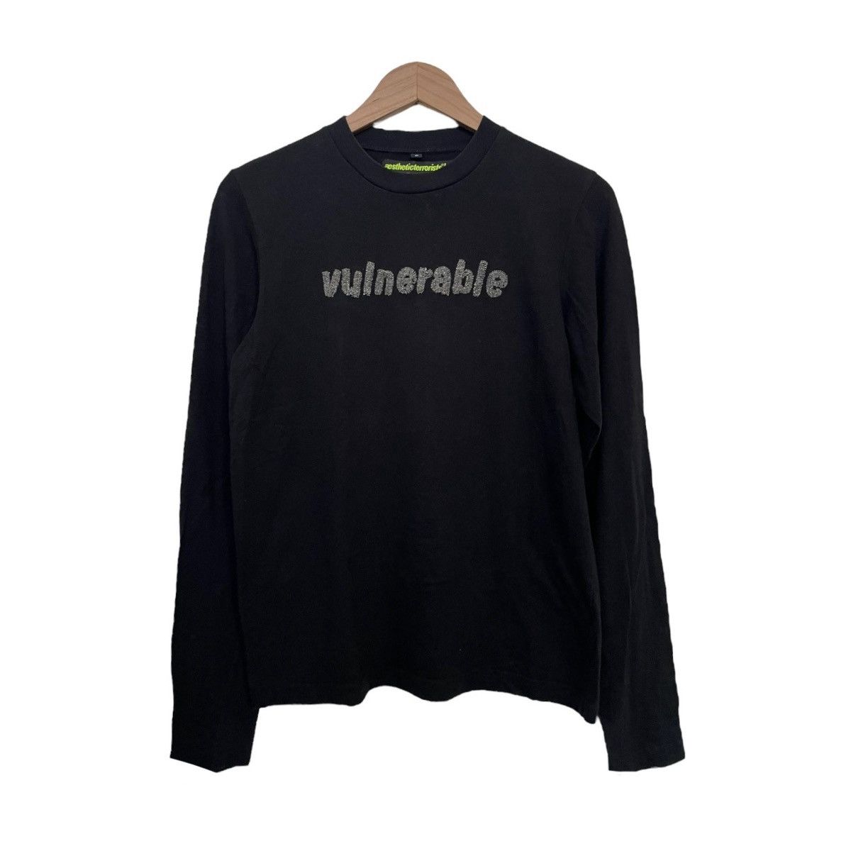 image of W Lt Walter Van Beirendonck x Walter Van Beirendonck Walter ‘Vulnerable’ Rhinestone Longsleeve in B