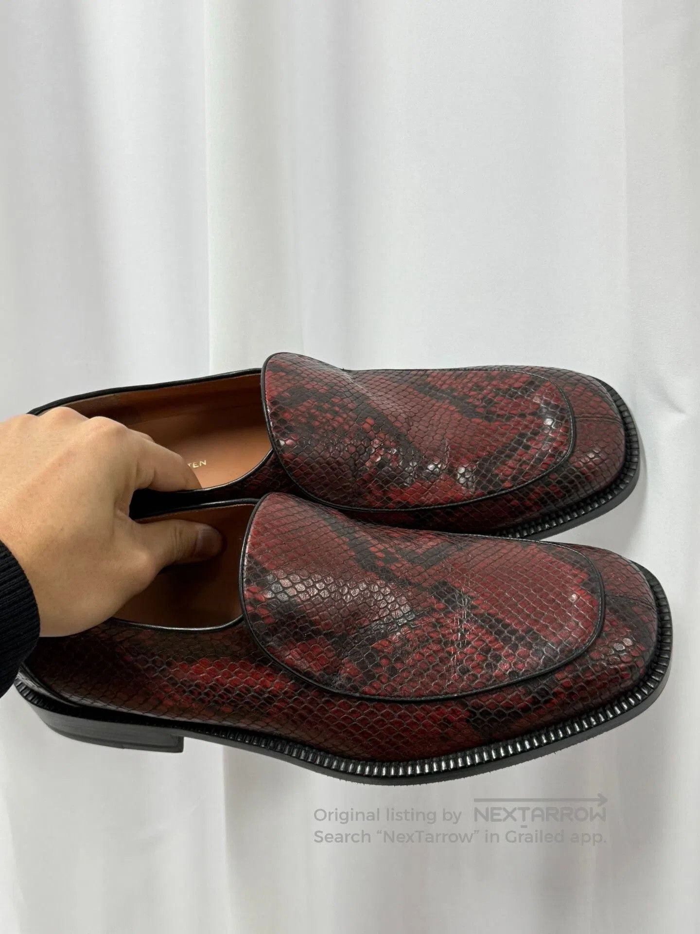 Dries Van Noten Dries Van Noten Snake Print Loafers. Size US 8 / EU 41 - 5 Thumbnail