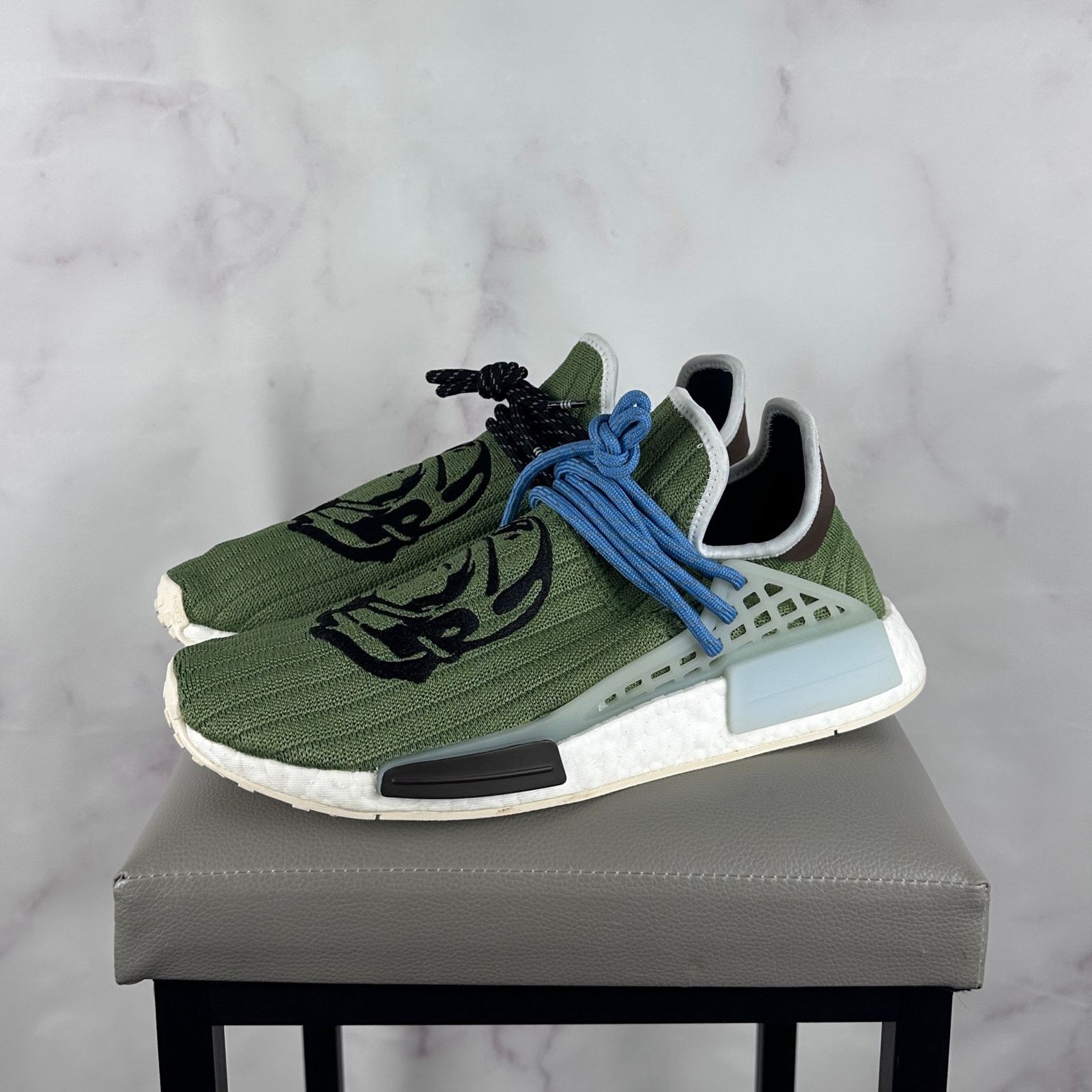 adidas gazelle silver green womens adidas NMD Hu Pharrell x Billionaire Boys Club Astronaut Blue – Swest Kicks main image 0
