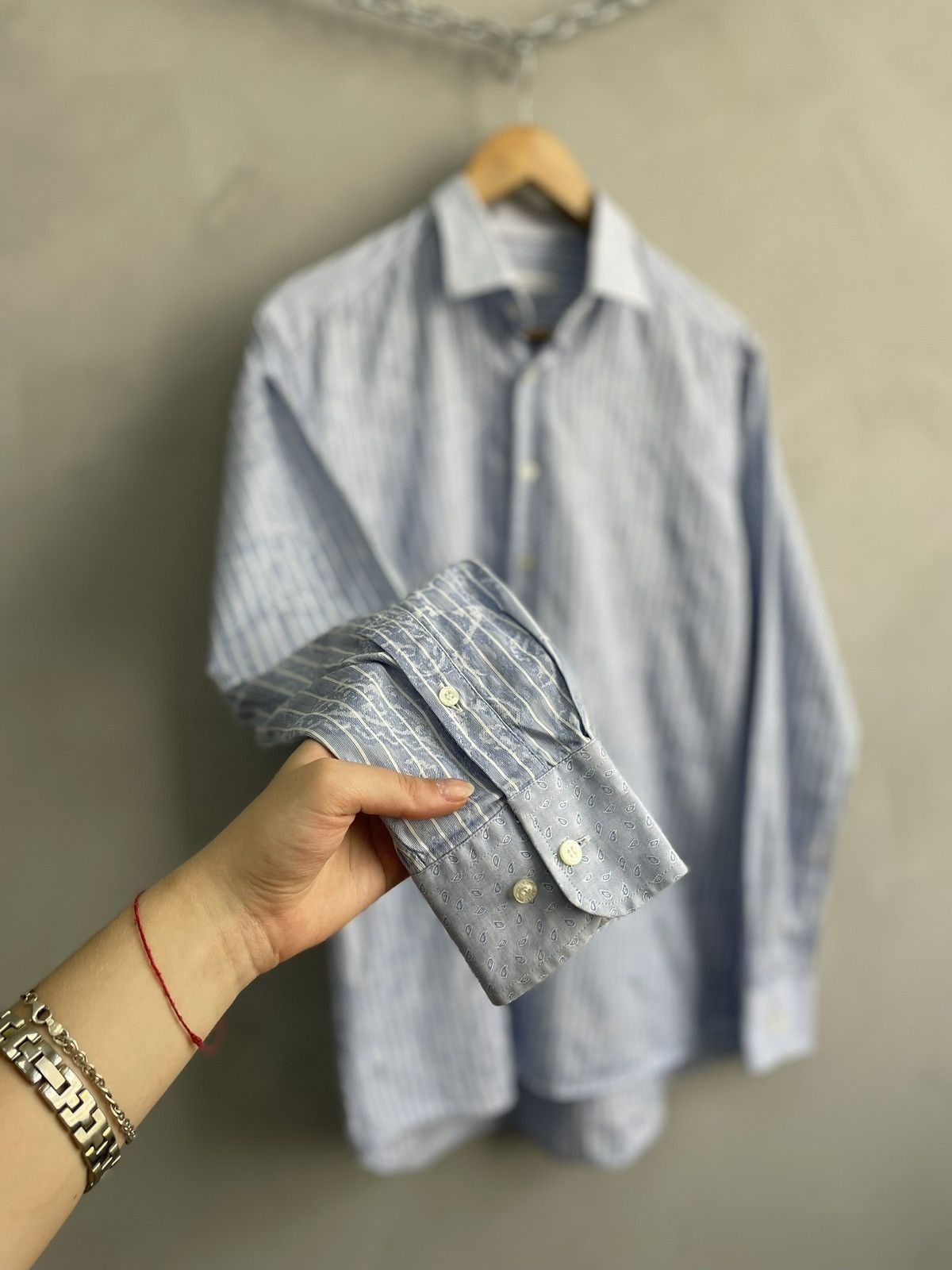 Etro Luxury Etro casual shirt button up Size US XL / EU 56 / 4 - 4 Thumbnail