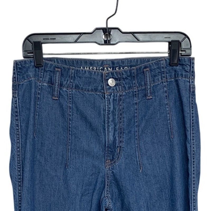 American Eagle Outfitters New American Eagle Womens Size 4 Ultra Wide Leg Denim Jeans Size 27" / US 4 / IT 40 - 2 Thumbnail