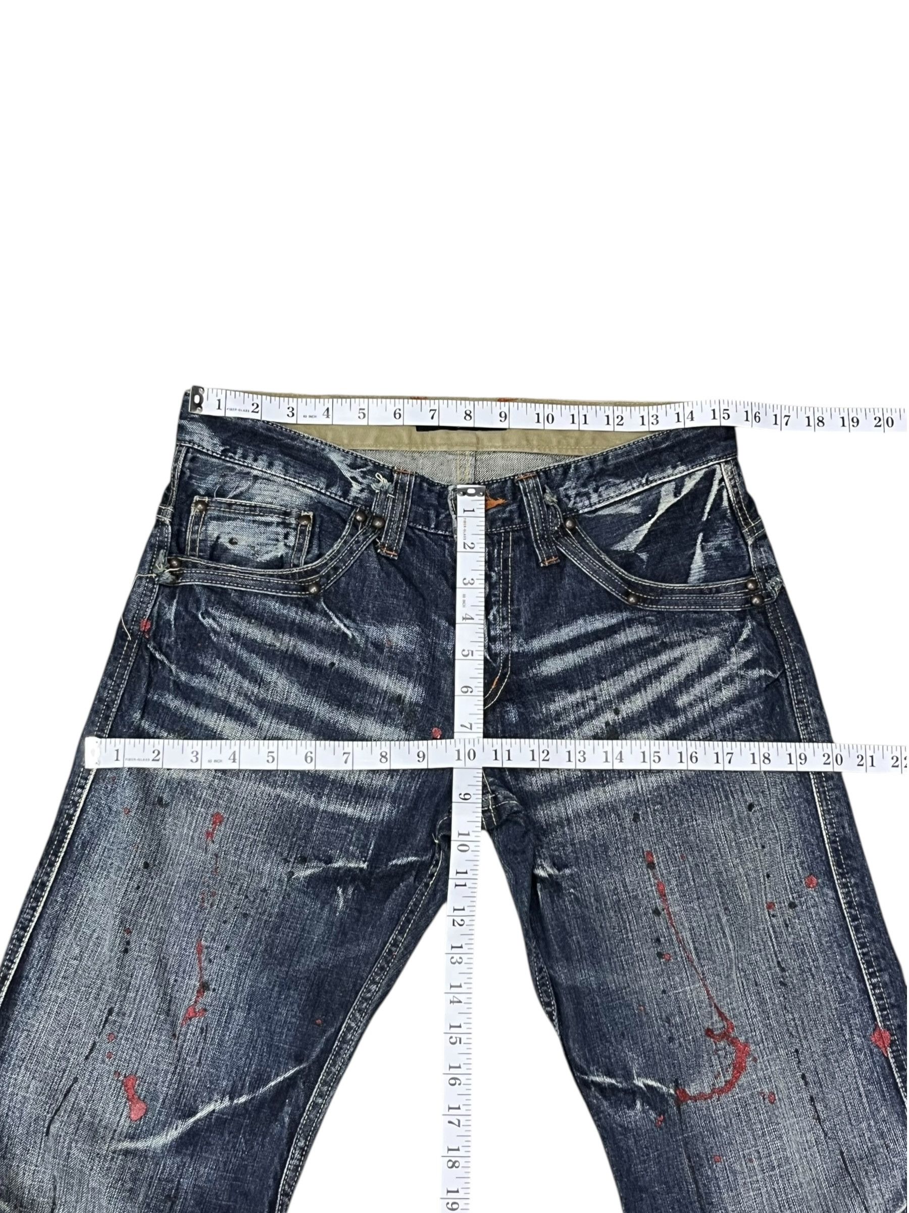 Seditionaries Root Three Style Grunge Whisker Glitter Splatter Flare Size US 30 / EU 46 - 11 Thumbnail