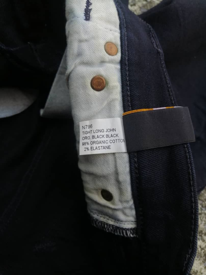 Nudie Jeans Nudie Jeans N796 Tight Long John Org. Black Black Jeans Size 28" / US 6 / IT 42 - 7 Thumbnail