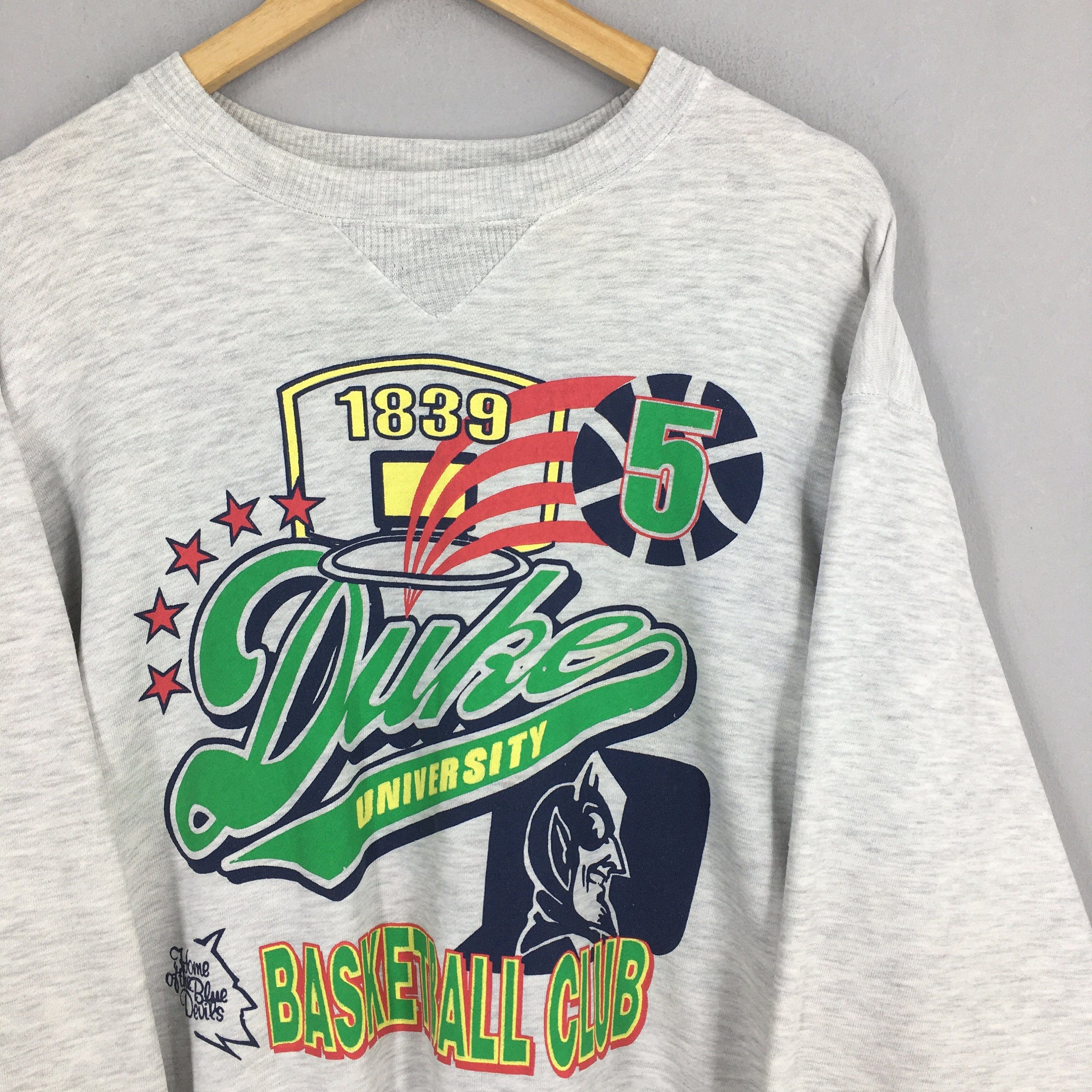 NCAA Vintage Duke University Gray Sweatshirt Medium Size US M / EU 48-50 / 2 - 2 Thumbnail