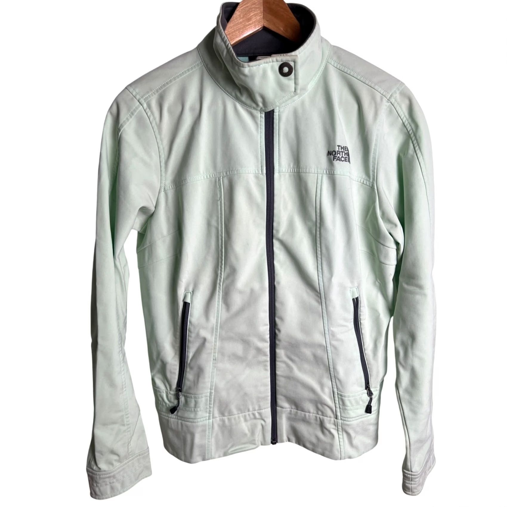 The North Face The North Face Storm Collar Softshell Jacket Mint Green Women's Size M Size M / US 6-8 / IT 42-44 - 2 Thumbnail