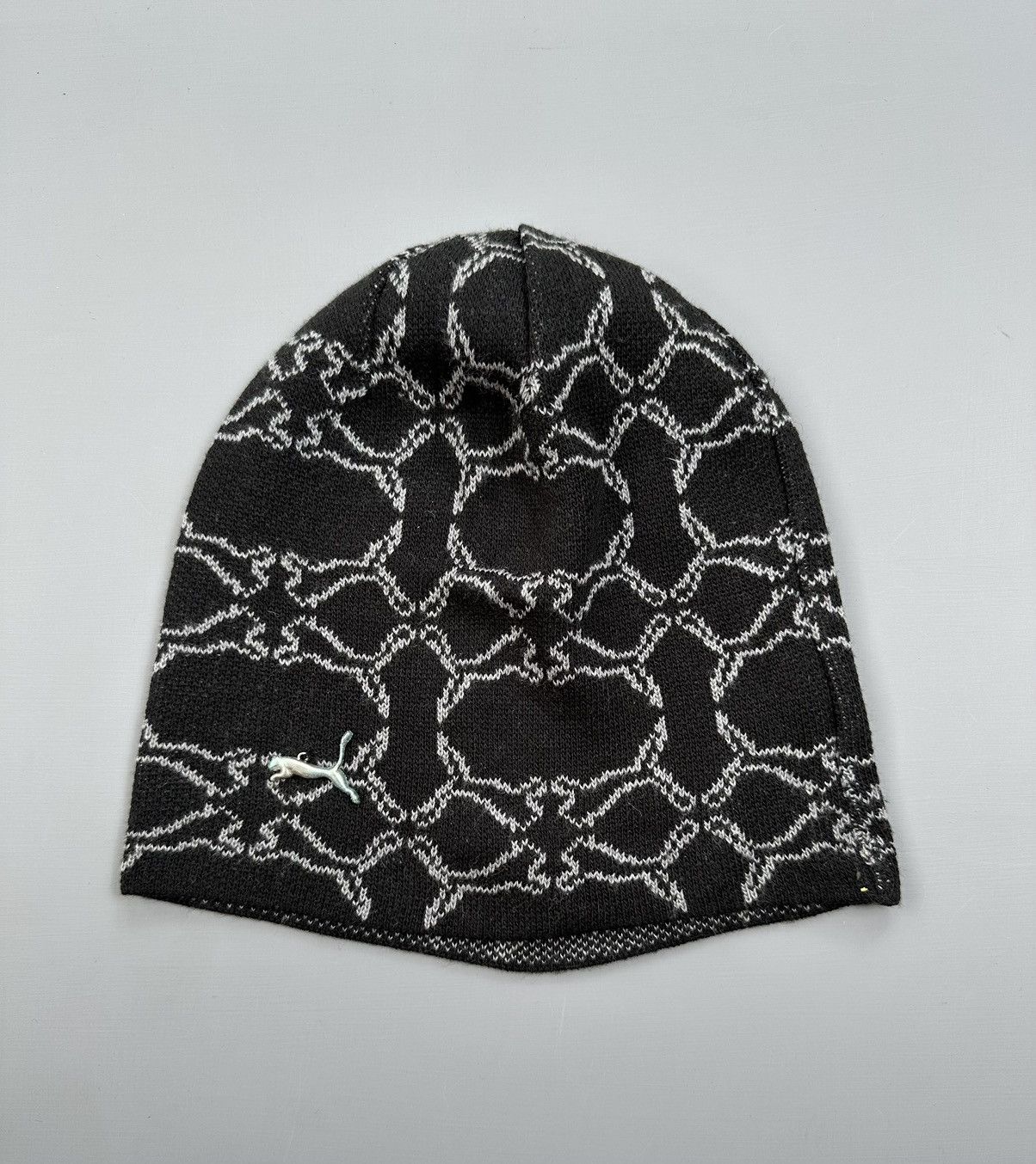 Puma Spiderweb Vintage Puma Beanie Size ONE SIZE - 1 Thumbnail