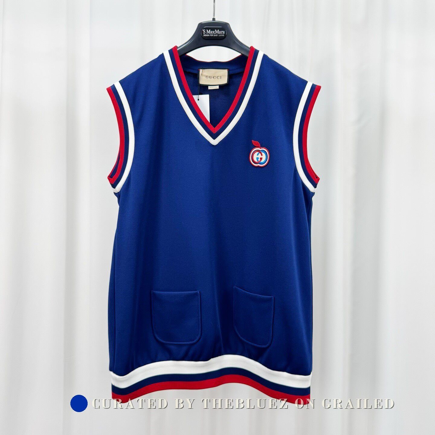 Gucci Gucci Double G Embroidery V-Neck Sleeveless Top Size US L / EU 52-54 / 3 - 1 Thumbnail