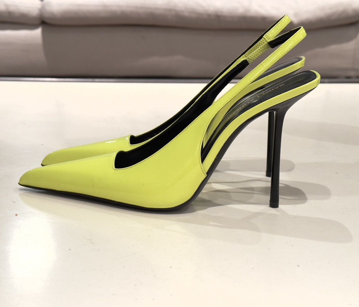 Saint Laurent Paris SAINT LAURENT - Vesper Patent Heels size 38.5 - brand new ! Size US 7.5 / IT 37.5 - 7 Thumbnail