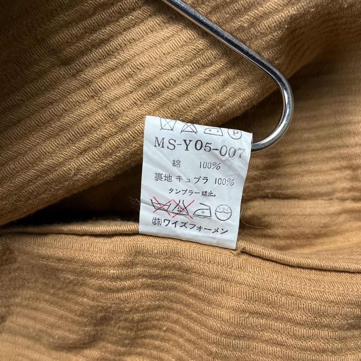 Vintage × Yohji Yamamoto Vintage 90s Y’s for men yohji Yamamoto corduroy coat jacket Size US L / EU 52-54 / 3 - 8 Thumbnail