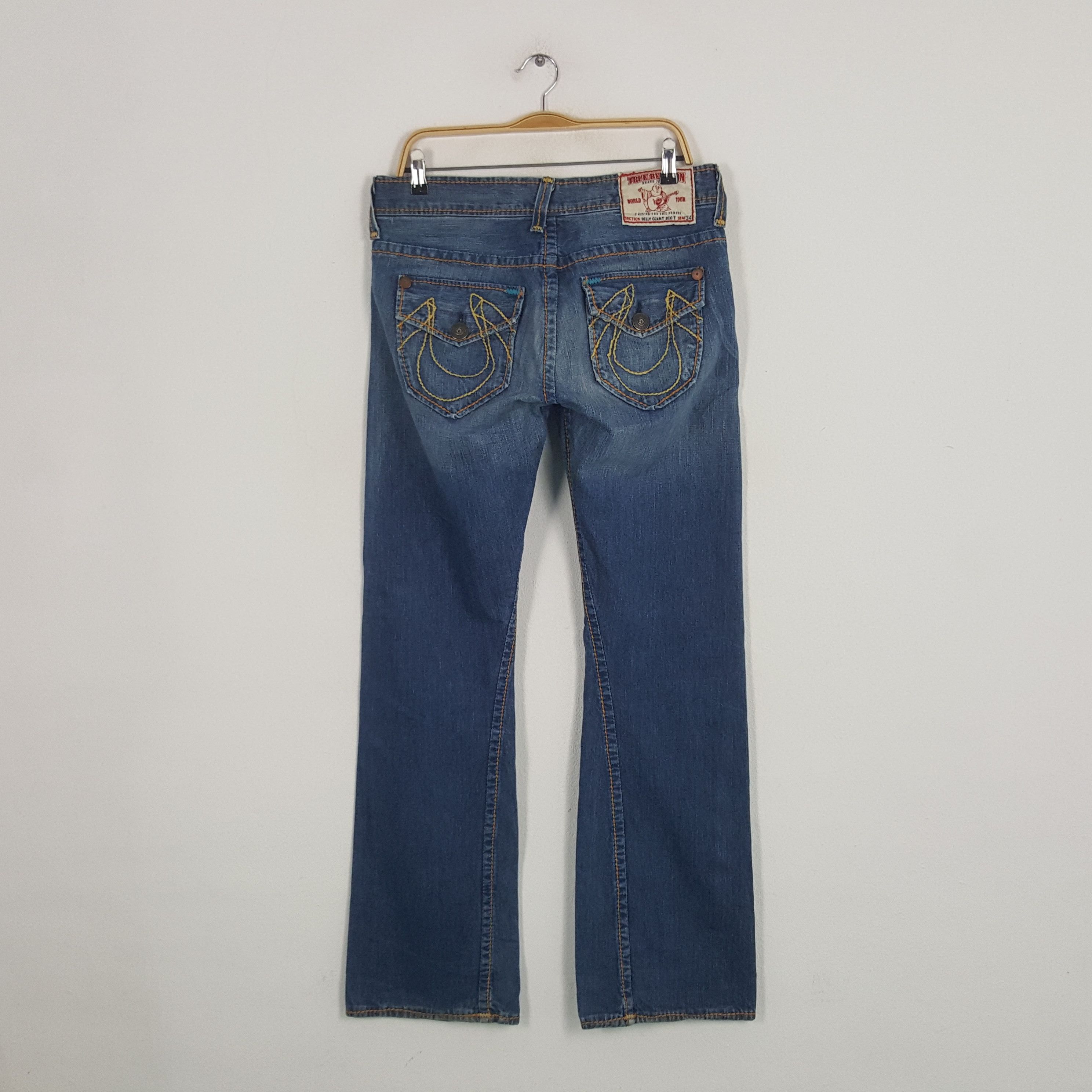 True Religion × Vintage Vintage True Religion American Brand Denim Jeans Size 33" - 4 Thumbnail