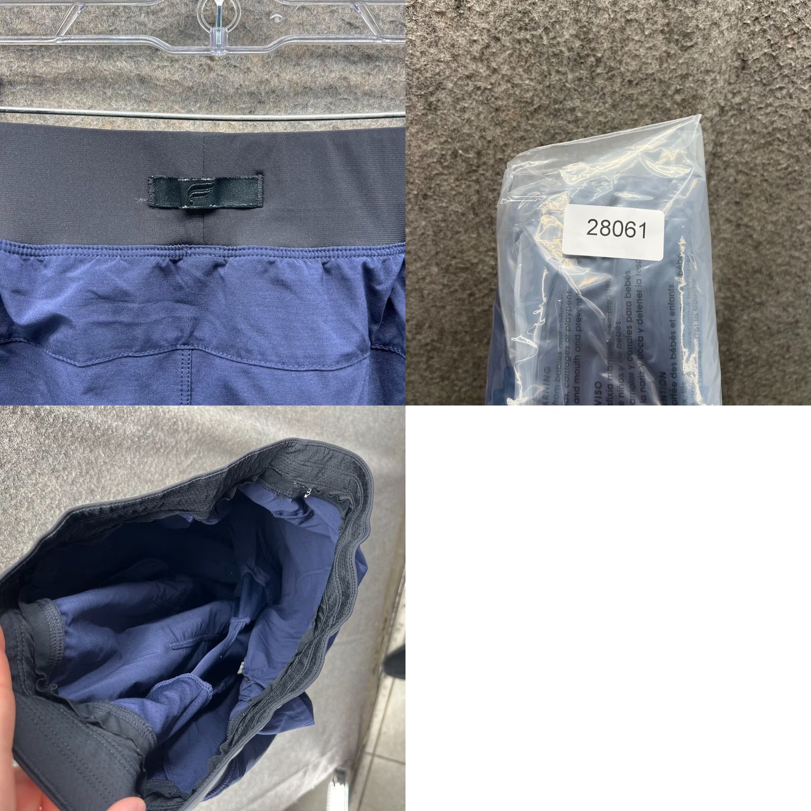 Fabletics Fabletics Shorts Men L Blue Athletic Training Gym Running Franchise Lined Shorts Size US 33 - 8 Thumbnail
