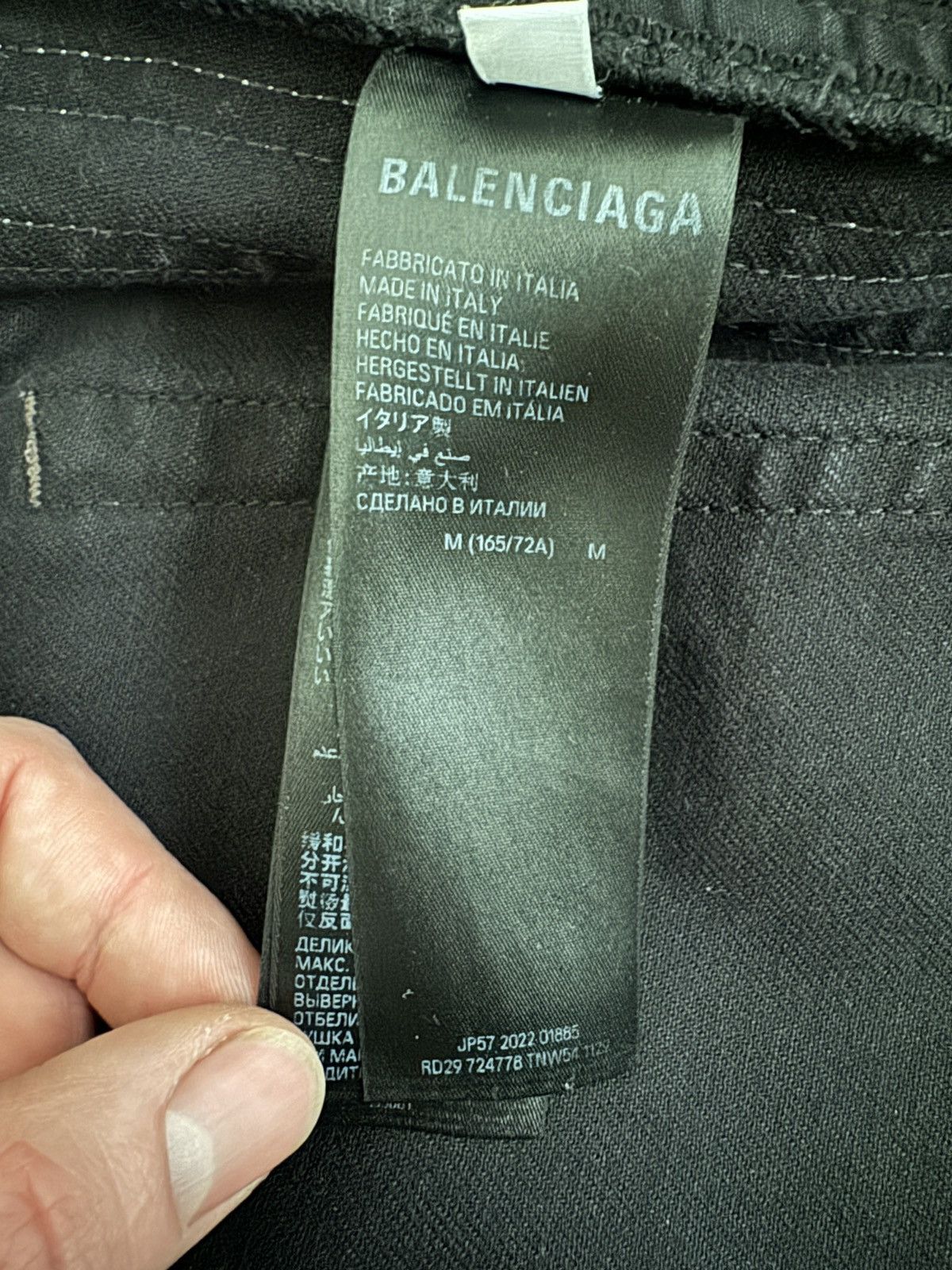 Adidas × Balenciaga Balenciaga and Adidas Triple Stripe Denim Size US 33 - 15 Thumbnail