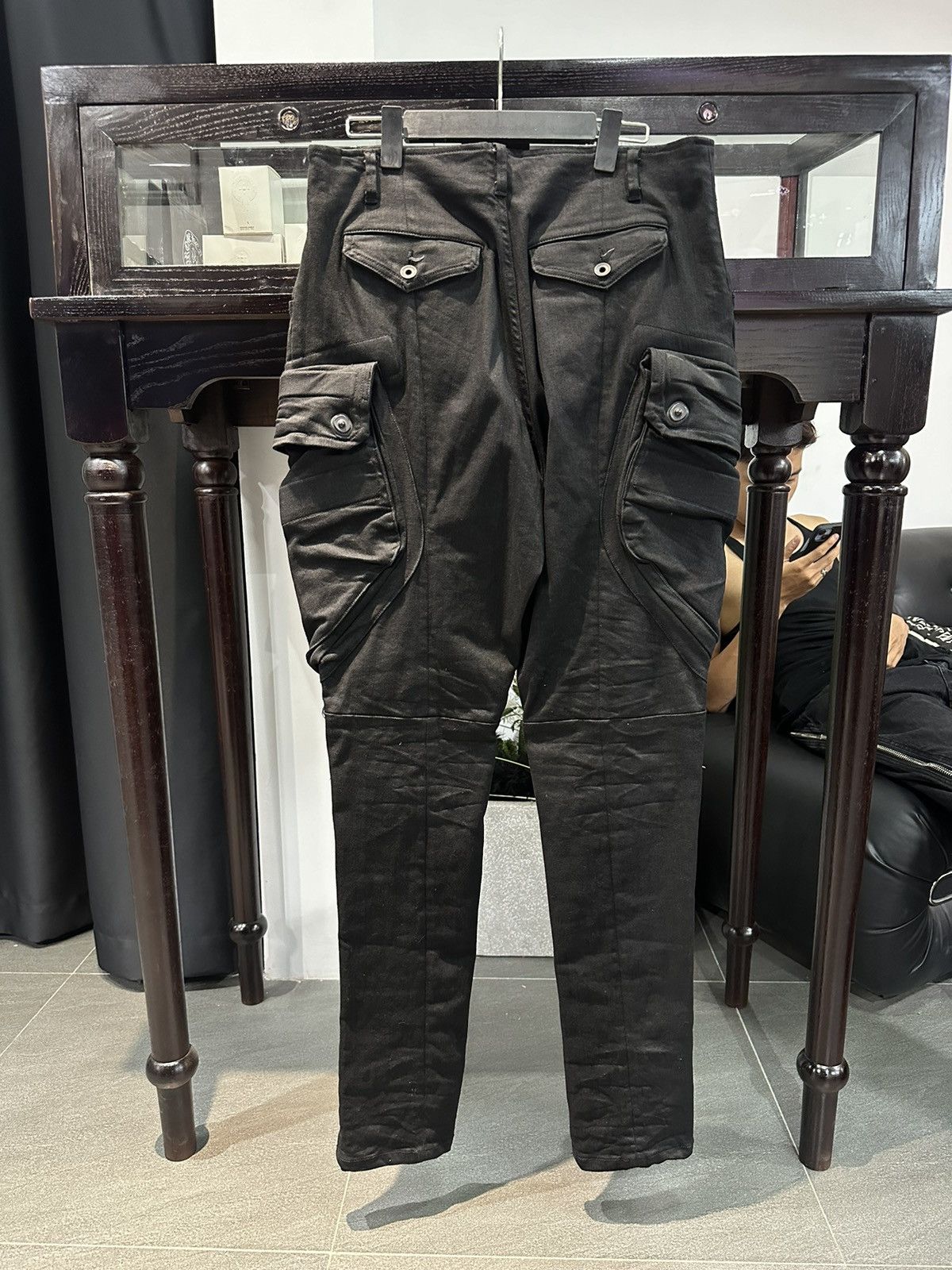 Julius Julius Gas Mask Denim Waxed Cargo Pants Size US 31 - 2 Thumbnail