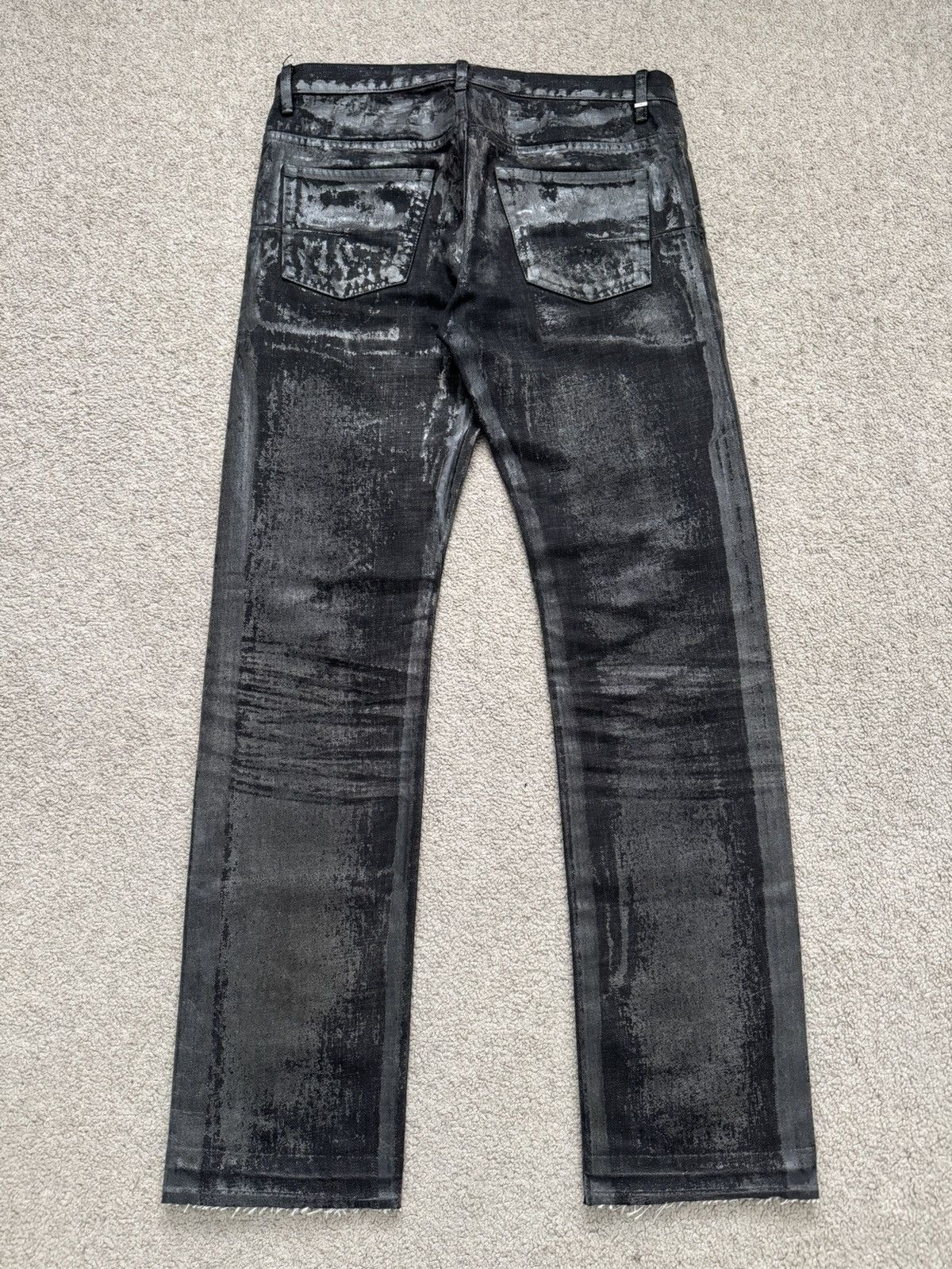 Dior AW08 Dior Homme “Luster” Black Waxed Size US 30 / EU 46 - 15 Thumbnail
