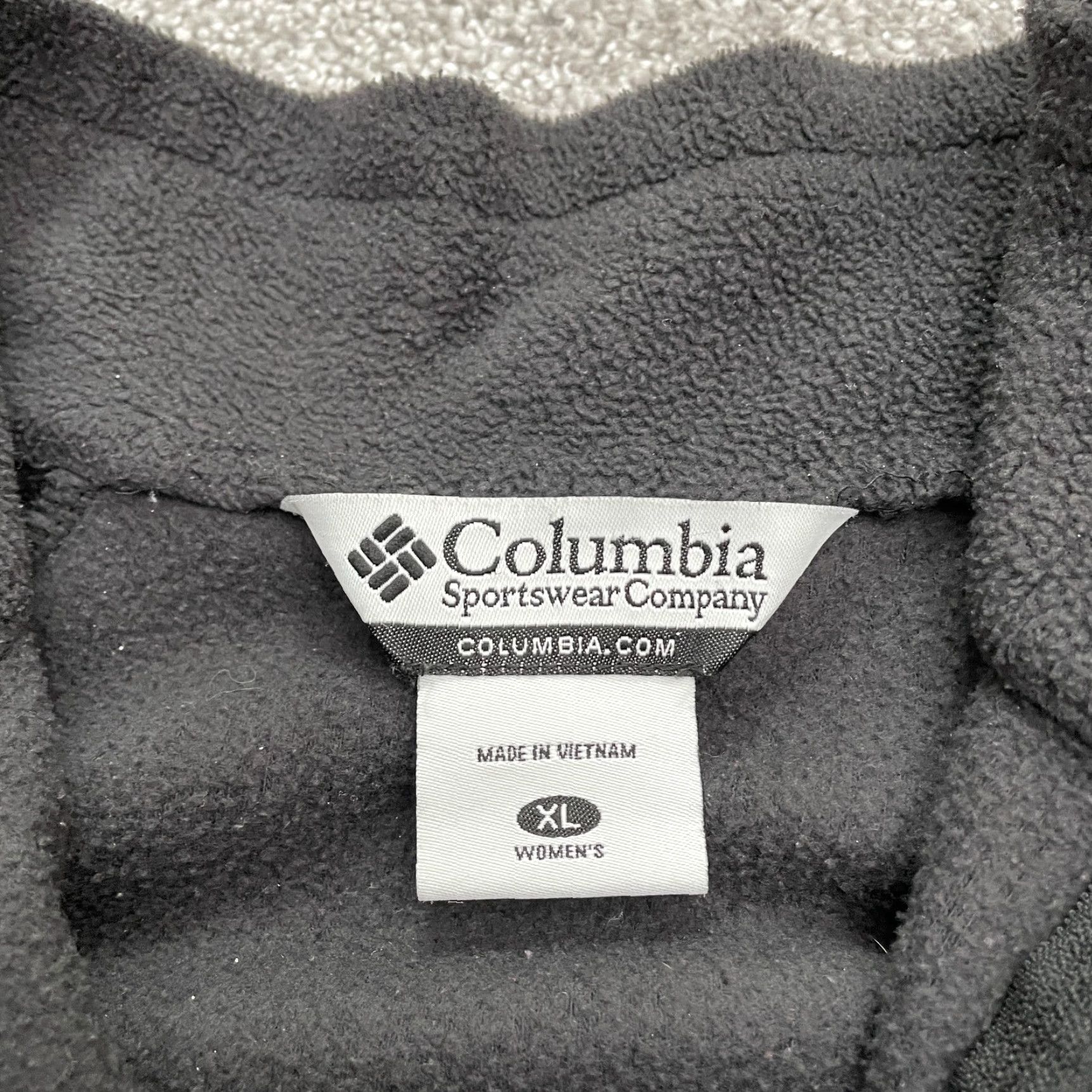 Vintage Columbia Jacket Women XL Black Benton Springs Fleece Full Zip Pockets Outdoor Classic Womens Size XL / US 12-14 / IT 48-50 - 6 Thumbnail