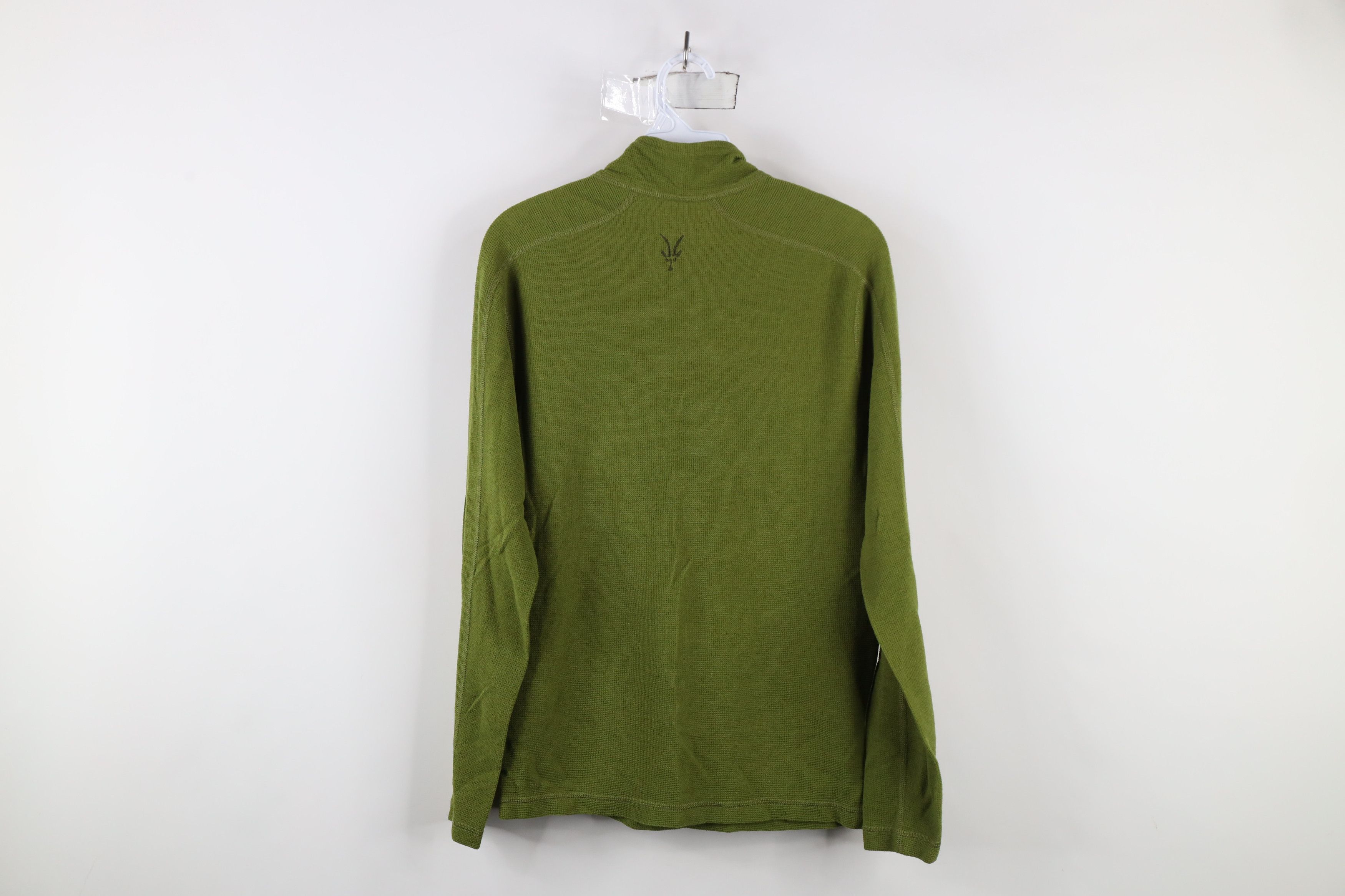 Ibex × Vintage Ibex Merino Wool Blend Waffle Knit Henley Sweater USA Size US S / EU 44-46 / 1 - 9 Thumbnail