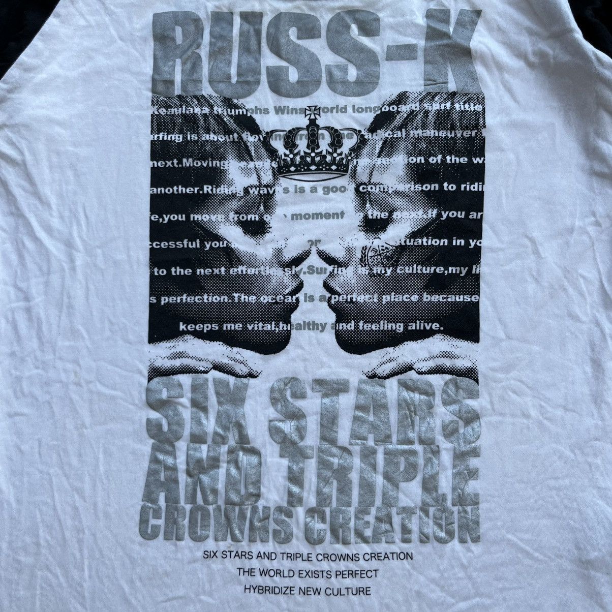 Other RUSS K 6 STARS & TRIPLE CROWNS CREATION VINTAGE Y2K Size US L / EU 52-54 / 3 - 2 Thumbnail