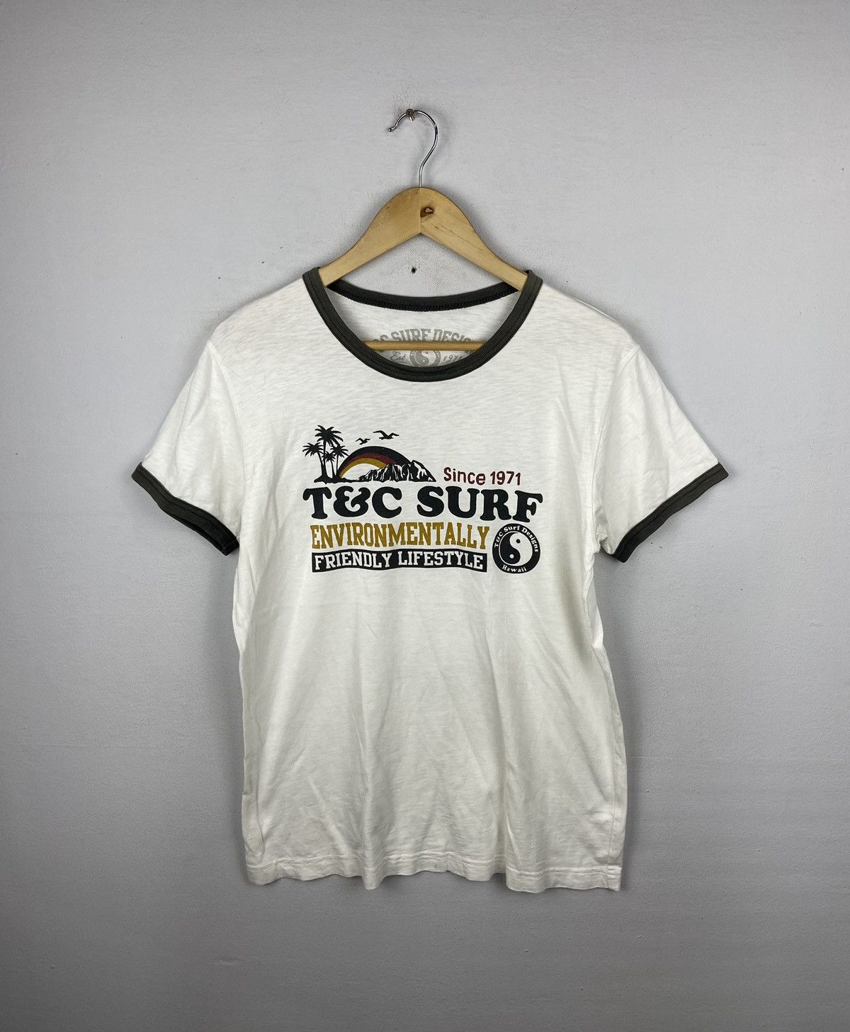 Other × Vintage Vintage TC Surf Hawaii Tee Size US M / EU 48-50 / 2 - 1 Thumbnail