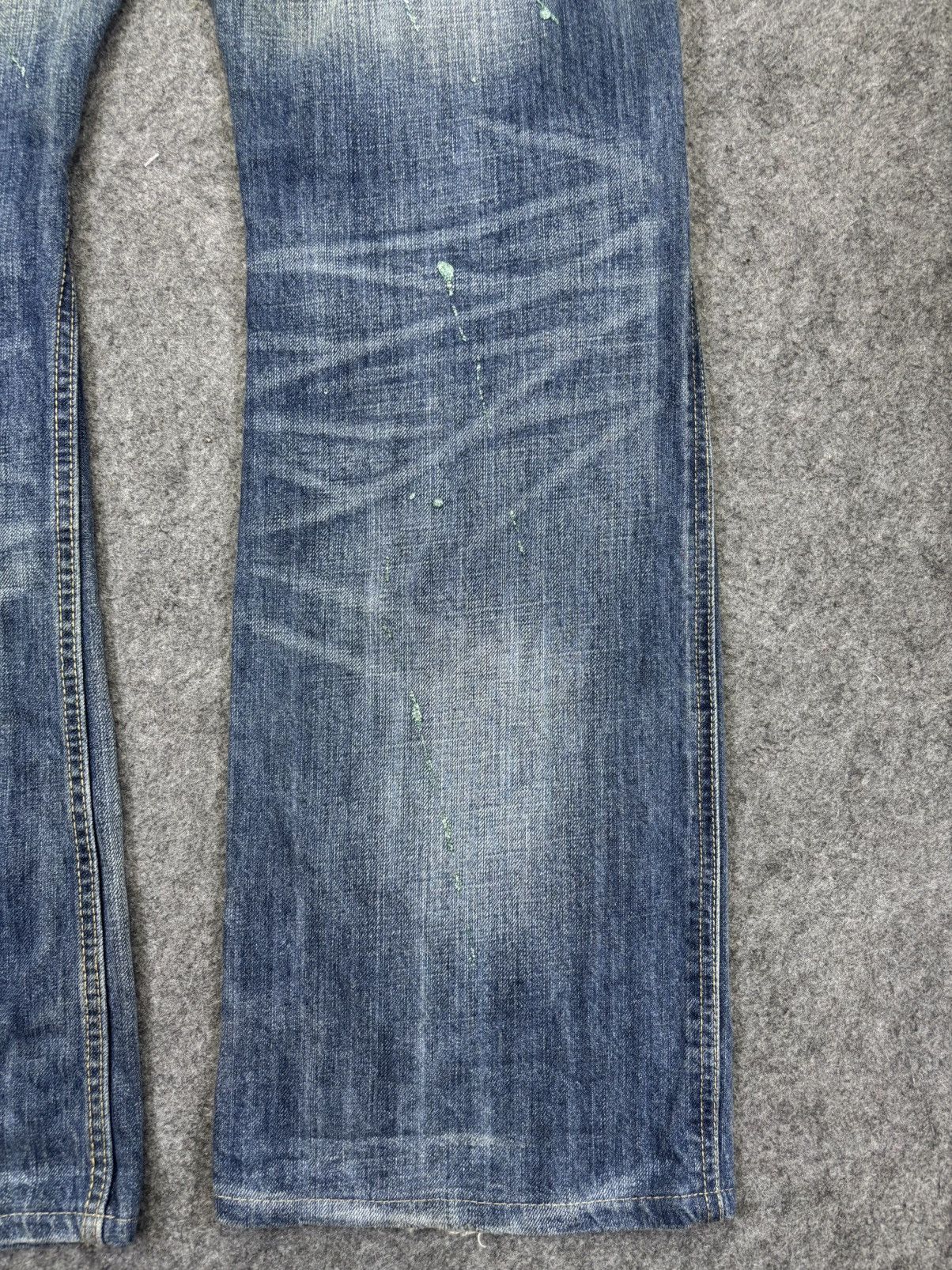 Japanese Brand 💥Flare💥Wild Life Painter Distressed Denim K37 Size US 32 / EU 48 - 13 Thumbnail