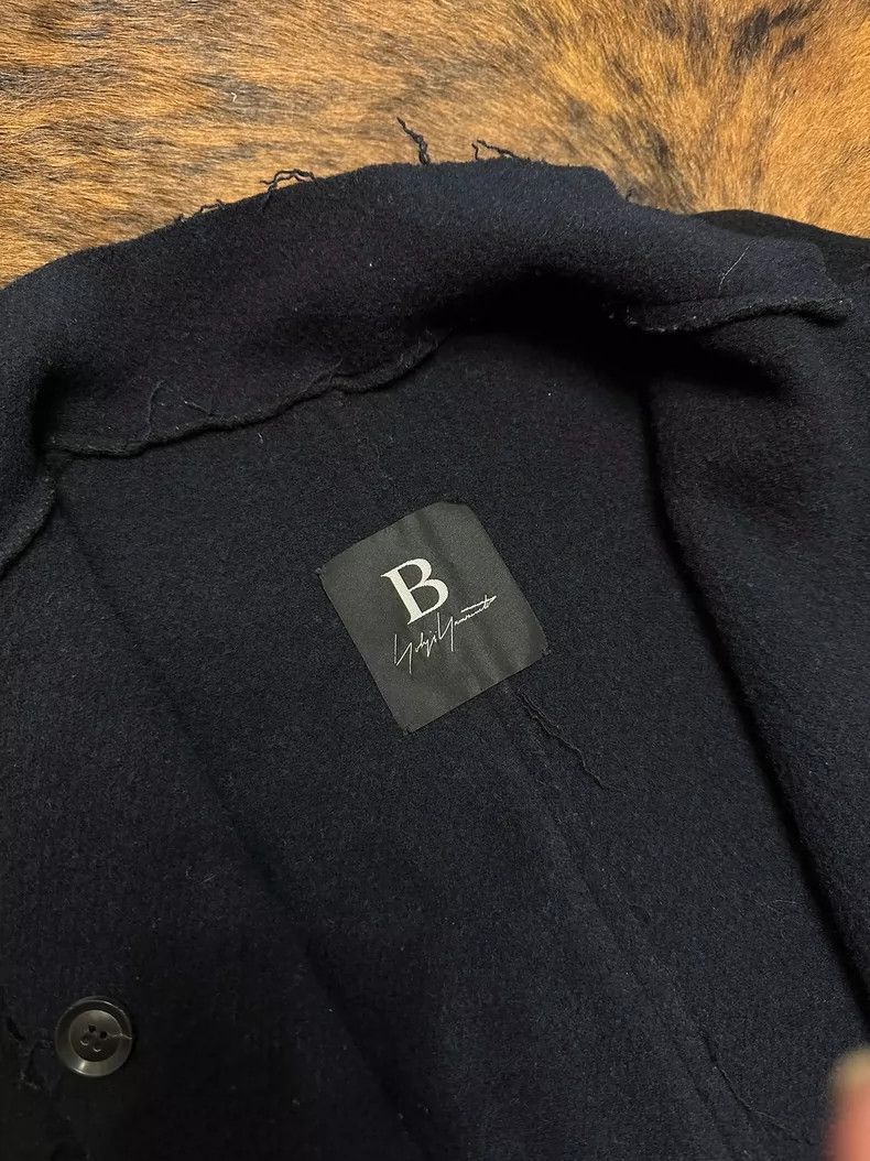 Yohji Yamamoto Yohji Yamamoto Yohji Yamamoto Long Wool Coat Black Blue-25 Size US M / EU 48-50 / 2 - 3 Thumbnail