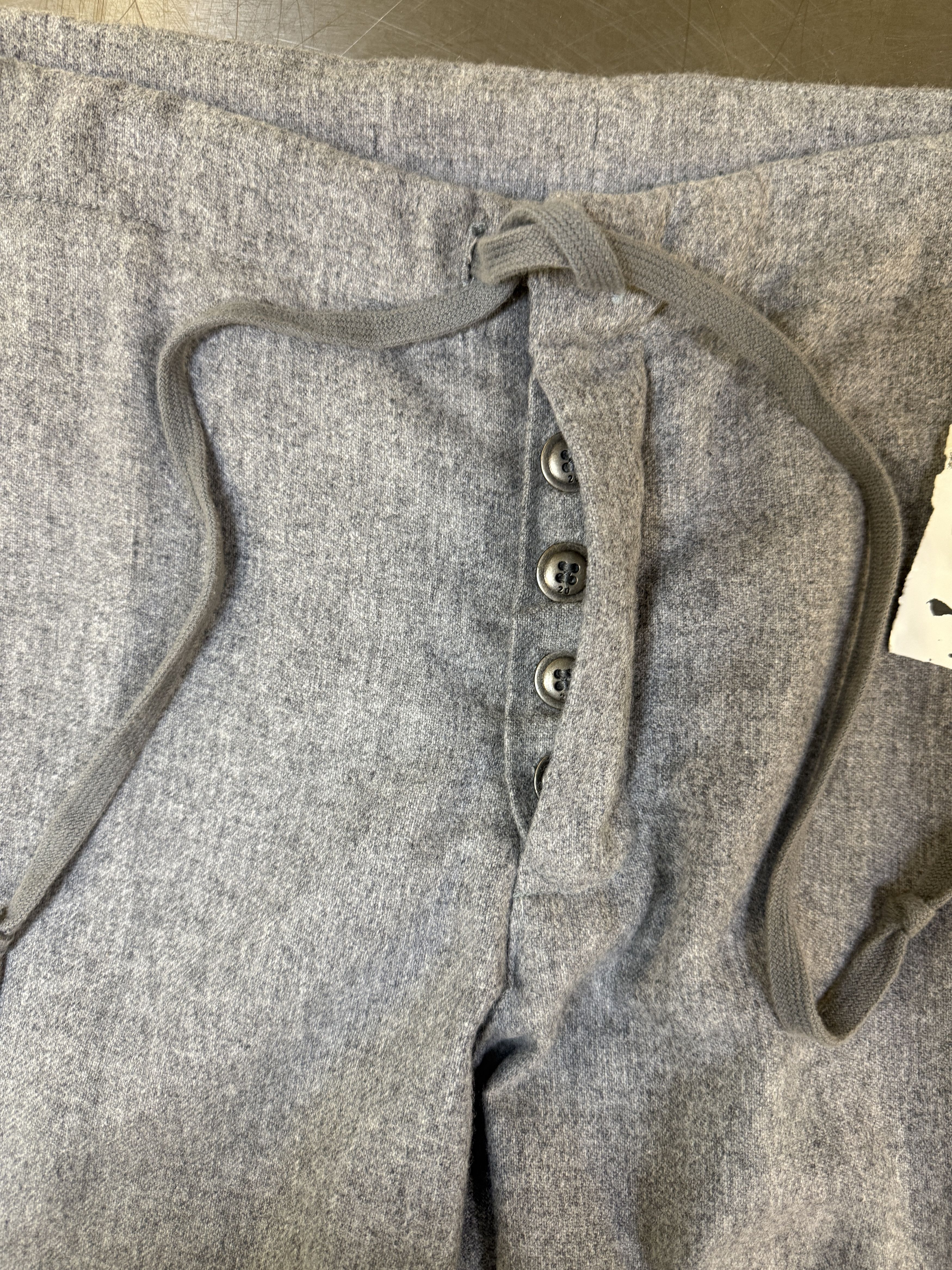 Greg Lauren Greg Lauren Grey Flannel Long Trousers Size US 38 / EU 54 - 3 Thumbnail