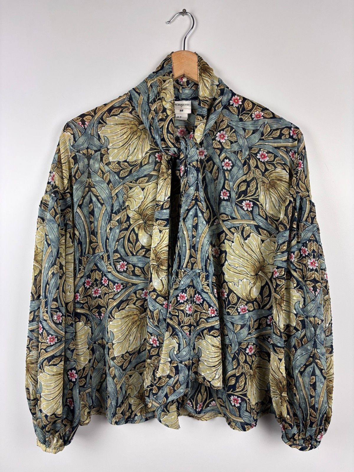 H&M Morris & Co x H&M Floral Chiffon Blouse Multicolor US 6 Size M / US 6-8 / IT 42-44 - 1 Thumbnail
