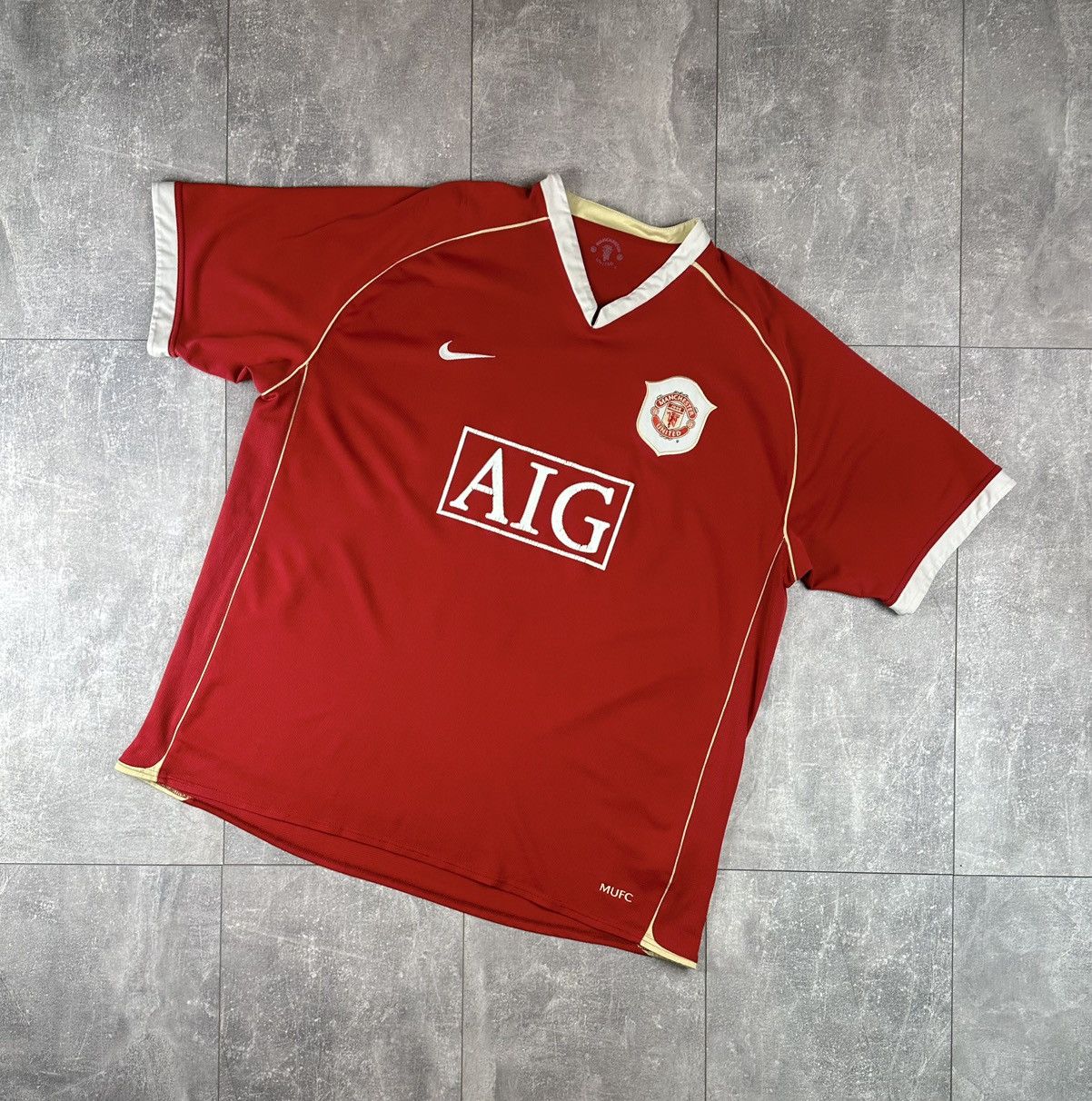 Nike Nike Manchester United 2006/07 Home Soccer Football Jersey Size US XXL / EU 58 / 5 - 1 Thumbnail
