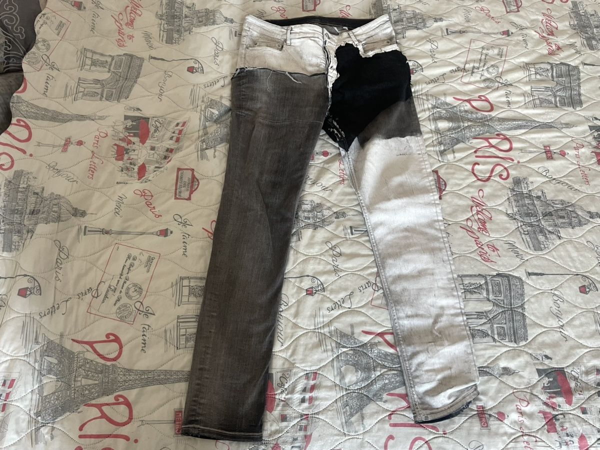 Rick Owens Rick Owens Tyrone Collage Denim - SAMPLE Size US 34 / EU 50 - 1 Thumbnail