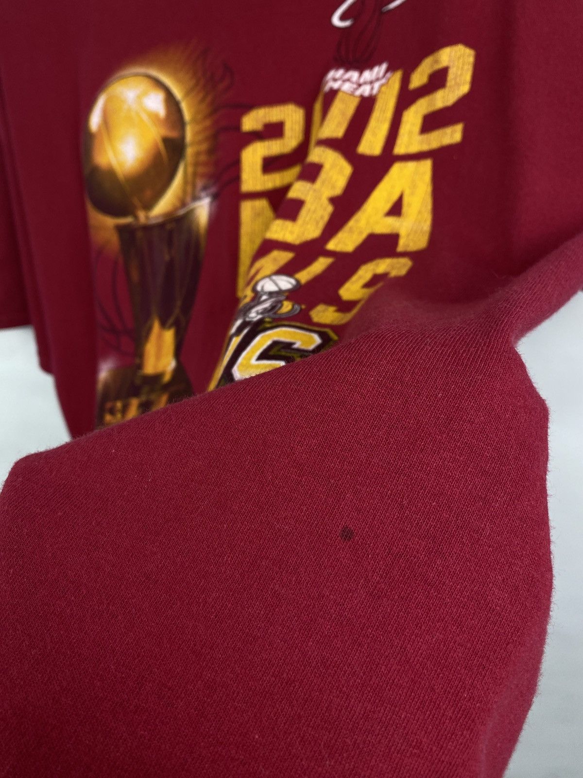 NBA 🇺🇸 Vintage 2012 Miami Heat NBA Finals Champions t-shirt rare Size US L / EU 52-54 / 3 - 7 Thumbnail
