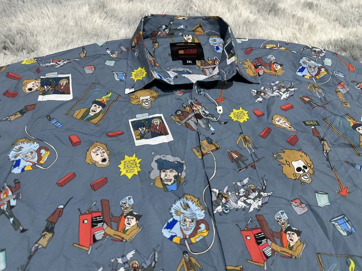 Other 🔥Rsvlts x Home Alone Hawaii Shirt Button Up All Overprinted Size US XXL / EU 58 / 5 - 1 Thumbnail