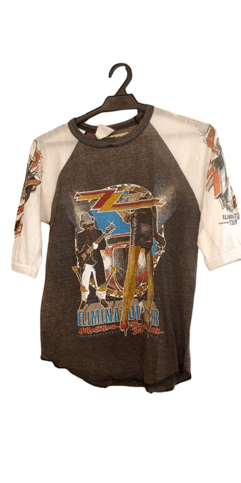 Band Tees × Vintage Vintage ZZ Top Eliminator Tour Rare Double Sided Concert Size US S / EU 44-46 / 1 - 3 Thumbnail