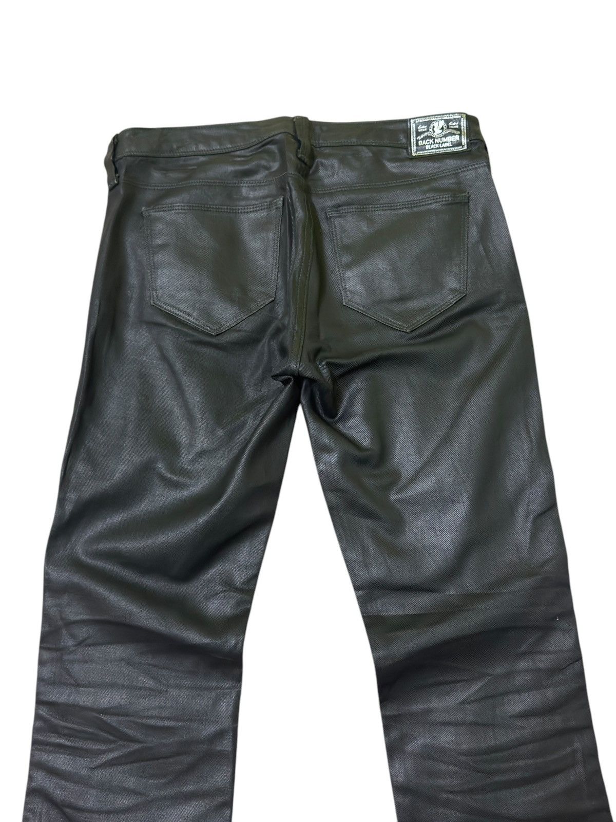Hysteric Glamour × Japanese Brand BACK NUMBER Waxed Rick Owen's style Skinny Denim Size US 28 / EU 44 - 8 Thumbnail