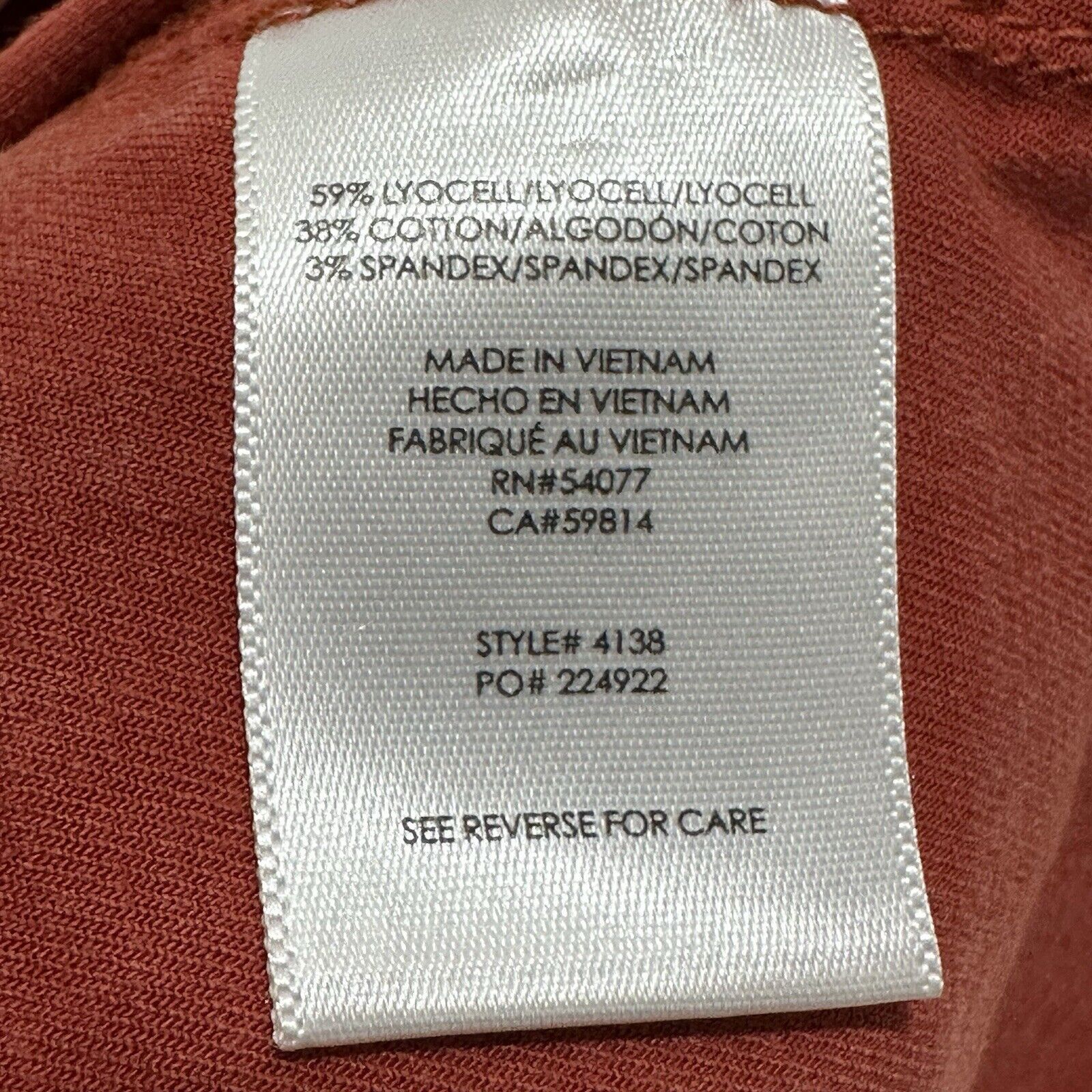 Other Cabi 6 Explorer Pants Skinny Leg Copper Orange Faded Size 28" / US 6 / IT 42 - 5 Thumbnail