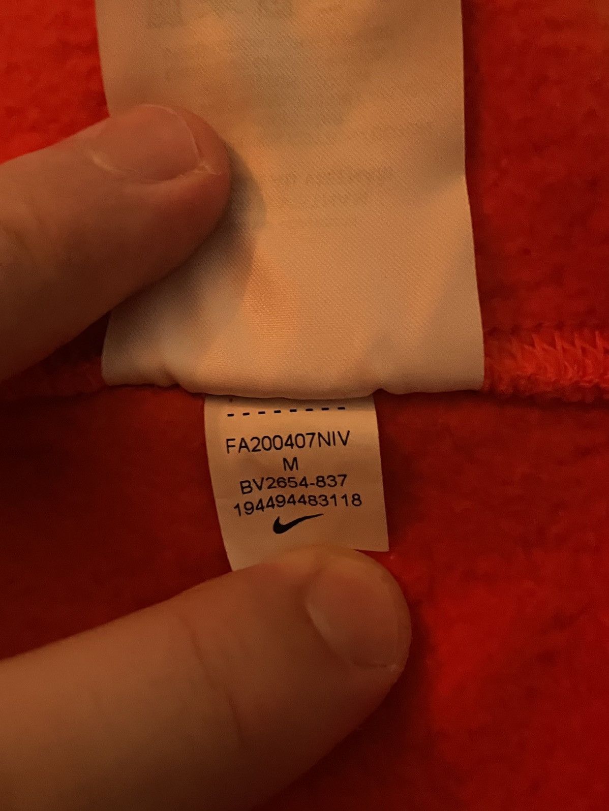 Nike Bright Orange Nike Hoodie Size US M / EU 48-50 / 2 - 6 Thumbnail