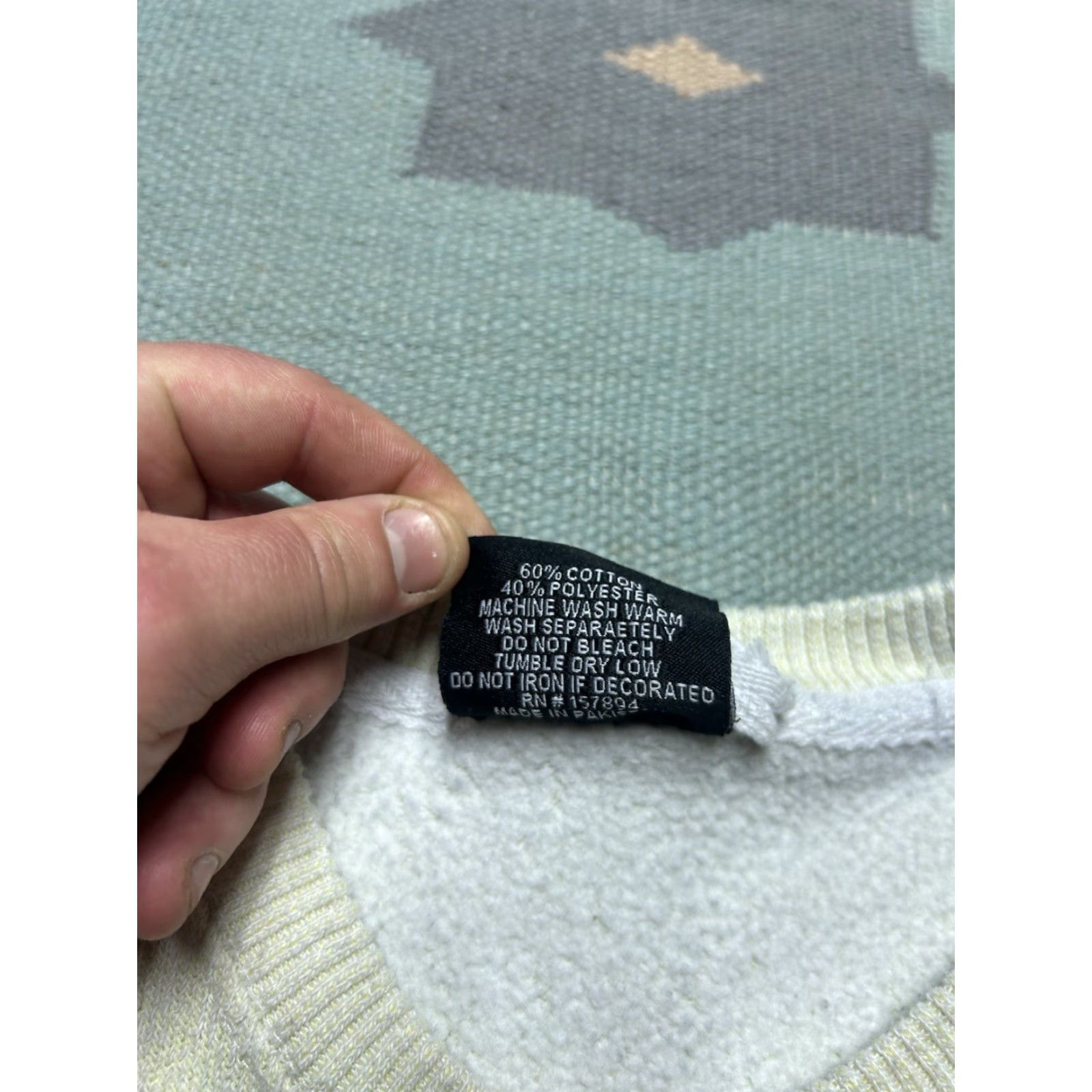 Vintage VINTAGE Sweatshirt Men Pullover Beach Florida Madera Beach White L Long Ocean Beach Shirt Mens Size US L / EU 52-54 / 3 - 5 Thumbnail