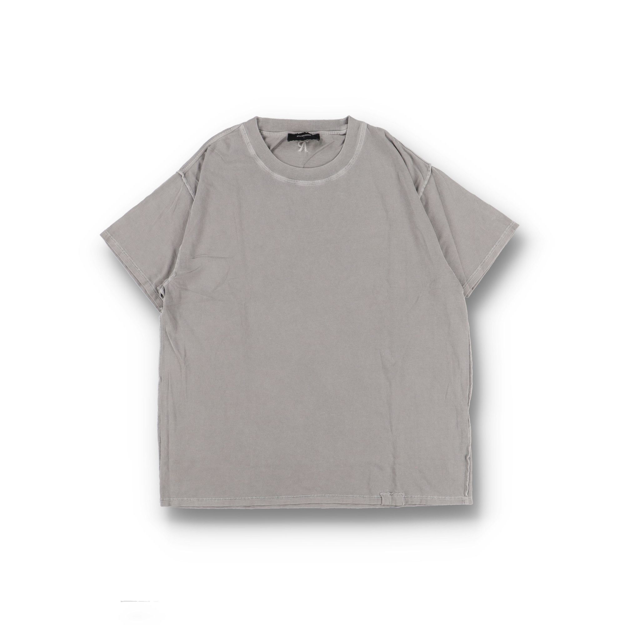 Represent Clo. Grey Initial Logo Oversized T-Shirt Size US L / EU 52-54 / 3 - 1 Thumbnail