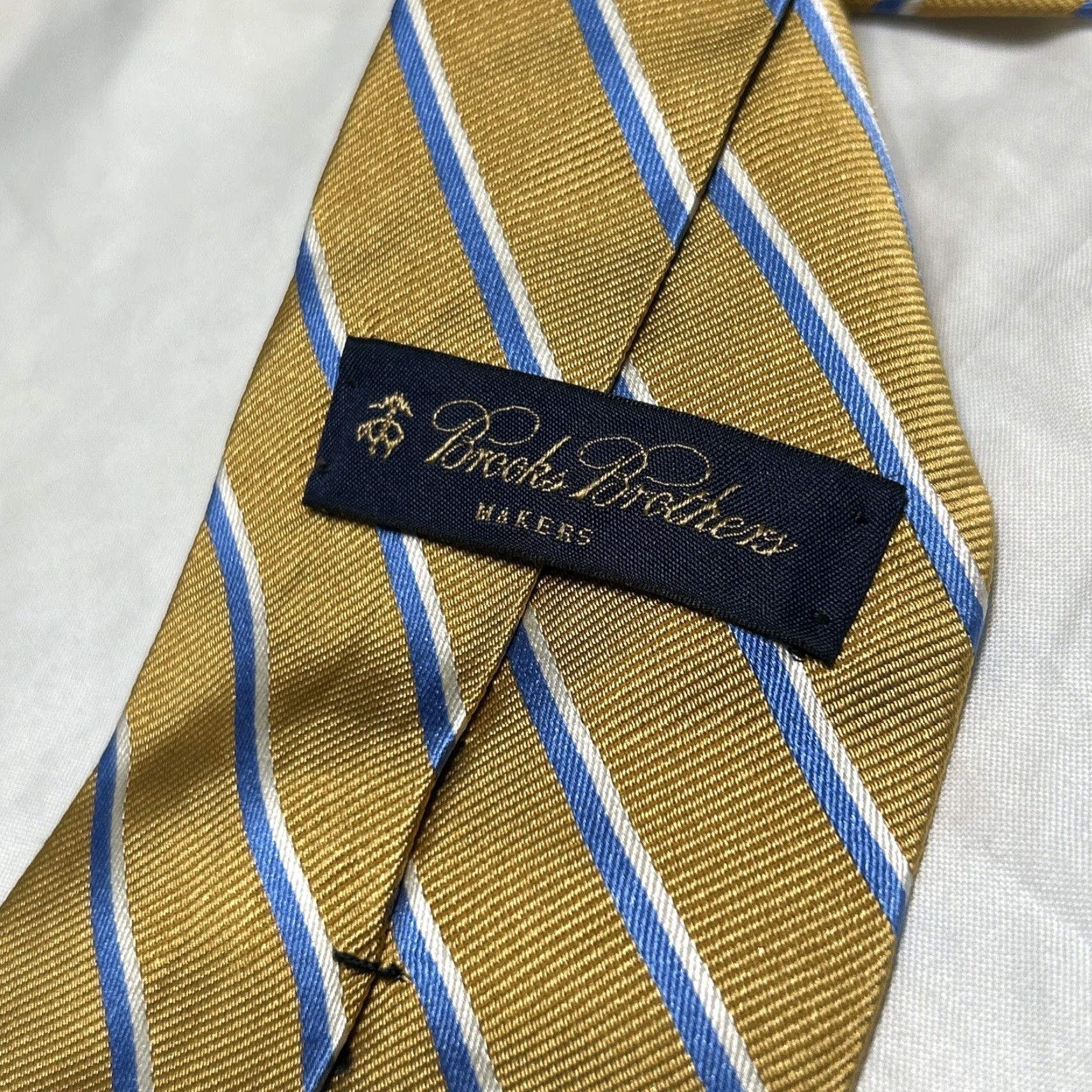 Brooks Brothers Brooks Brothers Tie Multicolor Silk Preppy Made In USA Men EUC Size ONE SIZE - 2 Thumbnail