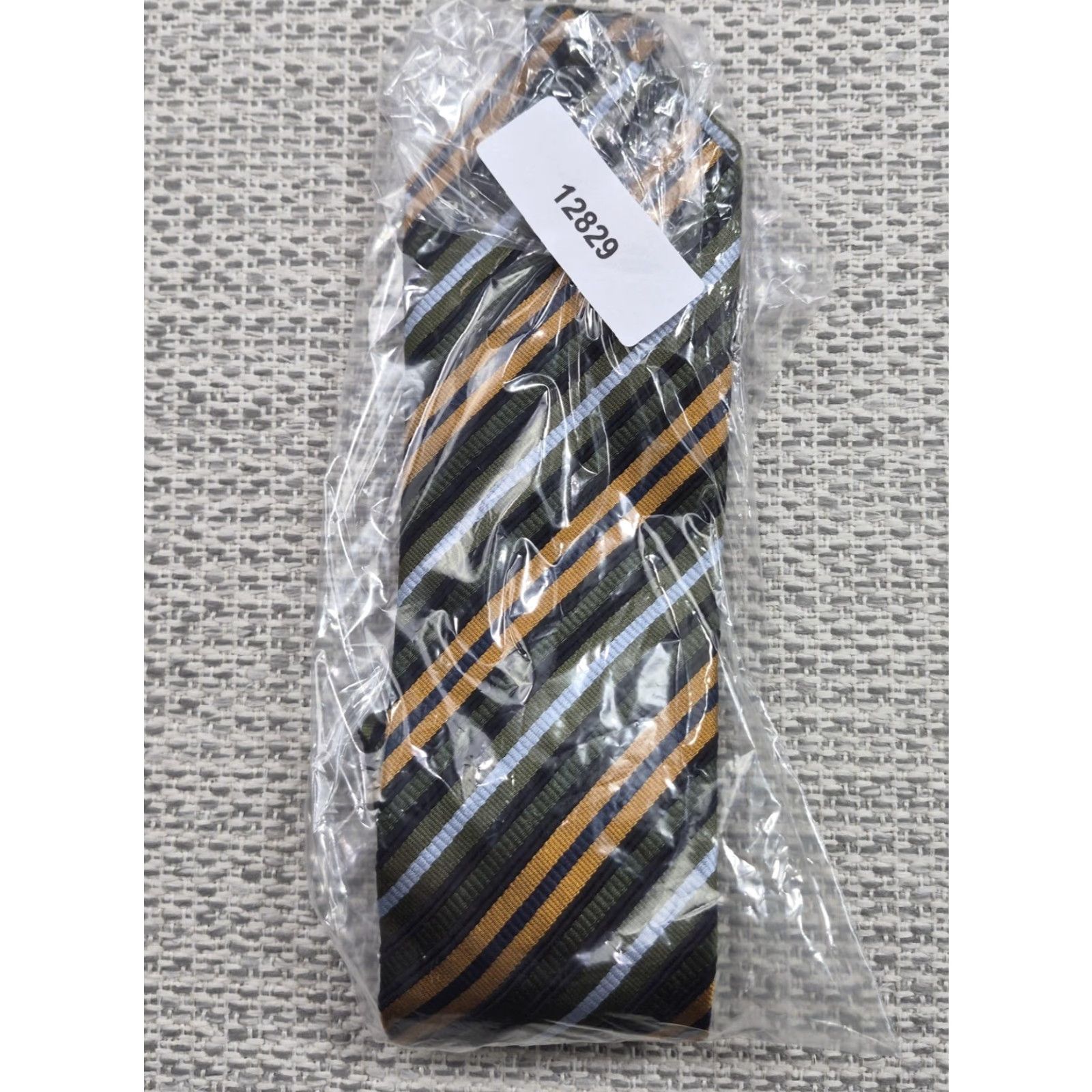 Karl Lagerfeld Lagerfeld Tie Mens One Size Multicolor Diagonal Stripe Silk Woven Necktie Size ONE SIZE - 8 Thumbnail