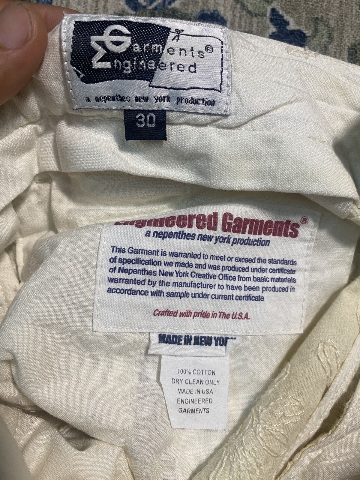 Nepenthes Engineered Garments Nepenthes Embroidered Pants Size US 30 / EU 46 - 6 Thumbnail
