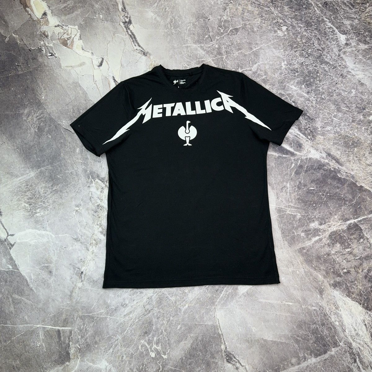 Band Tees × Metallica Engelbert Strauss Metallica T shirt Oveprint Black Graphic Size US L / EU 52-54 / 3 - 1 Thumbnail