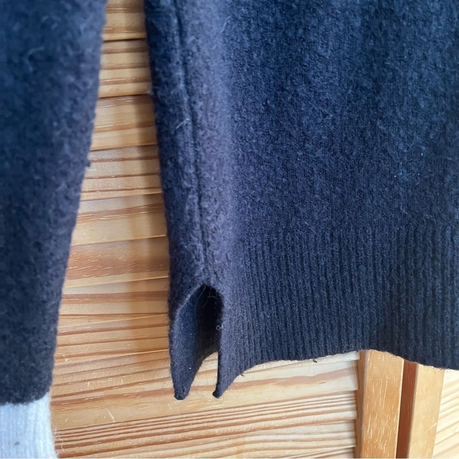 Madewell Madewell Women's Black Merino Wool & Alpaca Sweater Size M Size M / US 6-8 / IT 42-44 - 3 Thumbnail
