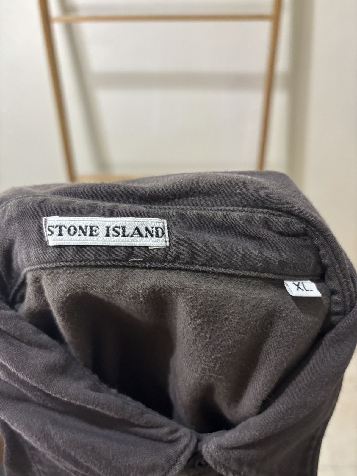 Stone Island Stone Island long-sleeved overshirt Off Black Size US XL / EU 56 / 4 - 4 Thumbnail